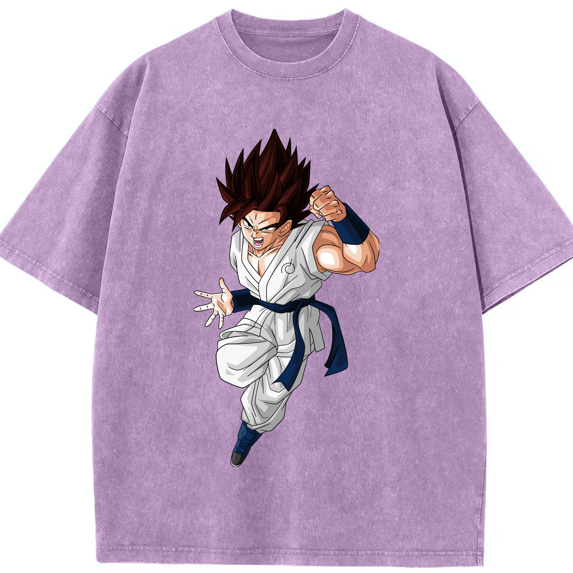 （画像用） ドラゴンボール 孫 悟飯（そんごはん）DRAGON BALL Son Gohan 綿100% ヴィンテージ風 半袖Tシャツ（フロントプリント）