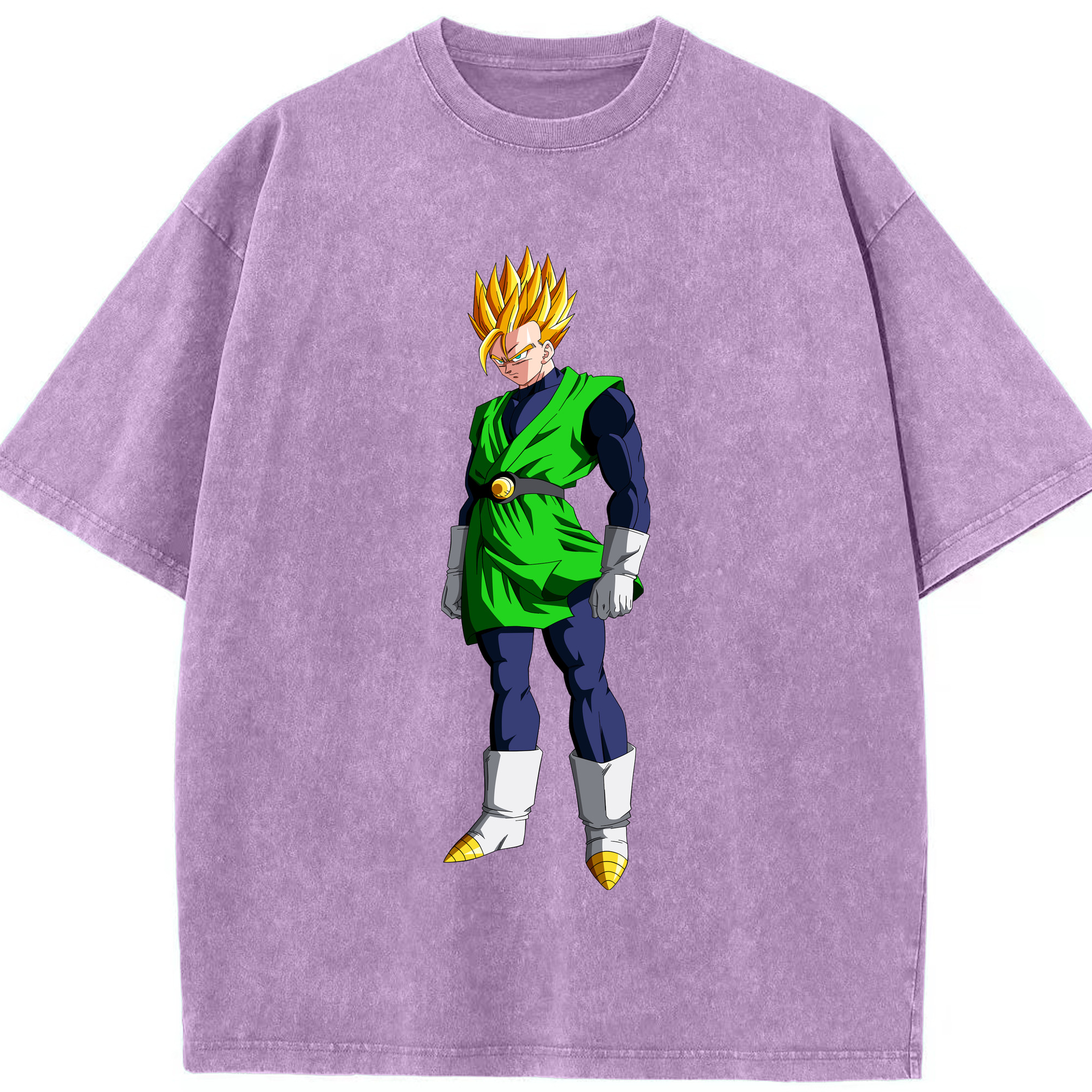 （画像用） ドラゴンボール 孫 悟飯（そんごはん）DRAGON BALL Son Gohan 綿100% ヴィンテージ風 半袖Tシャツ（フロントプリント）