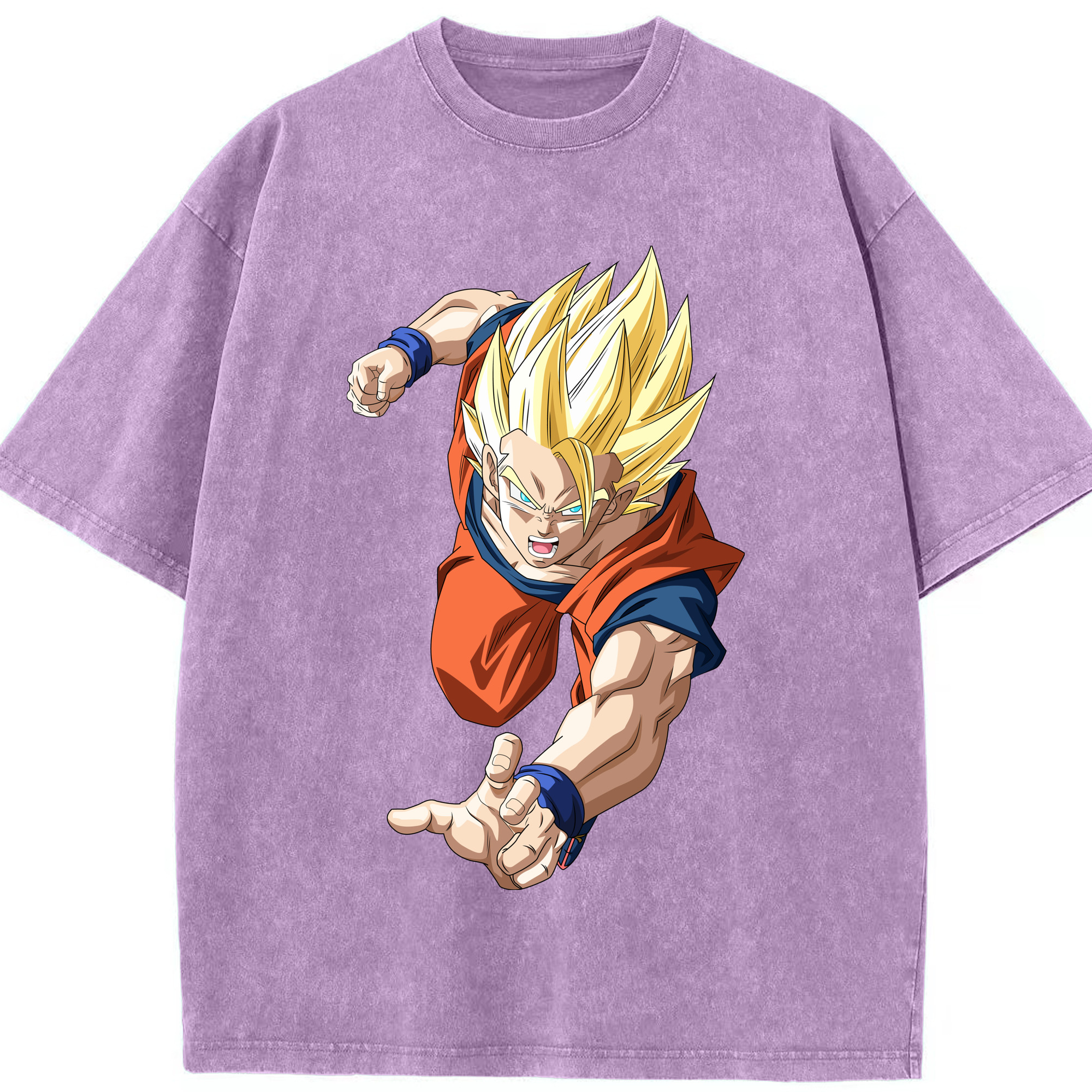 （画像用） ドラゴンボール 孫 悟飯（そんごはん）DRAGON BALL Son Gohan 綿100% ヴィンテージ風 半袖Tシャツ（フロントプリント）
