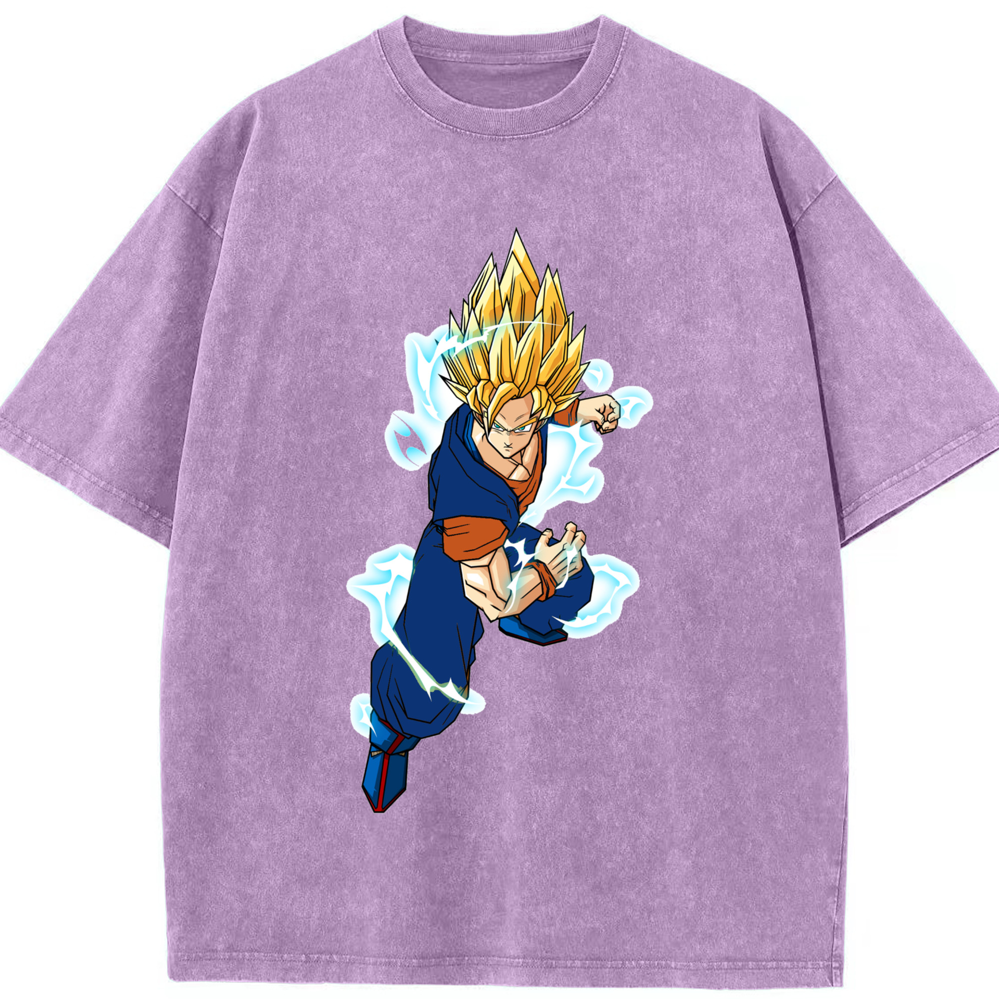 （画像用） ドラゴンボール 孫 悟飯（そんごはん）DRAGON BALL Son Gohan 綿100% ヴィンテージ風 半袖Tシャツ（フロントプリント）