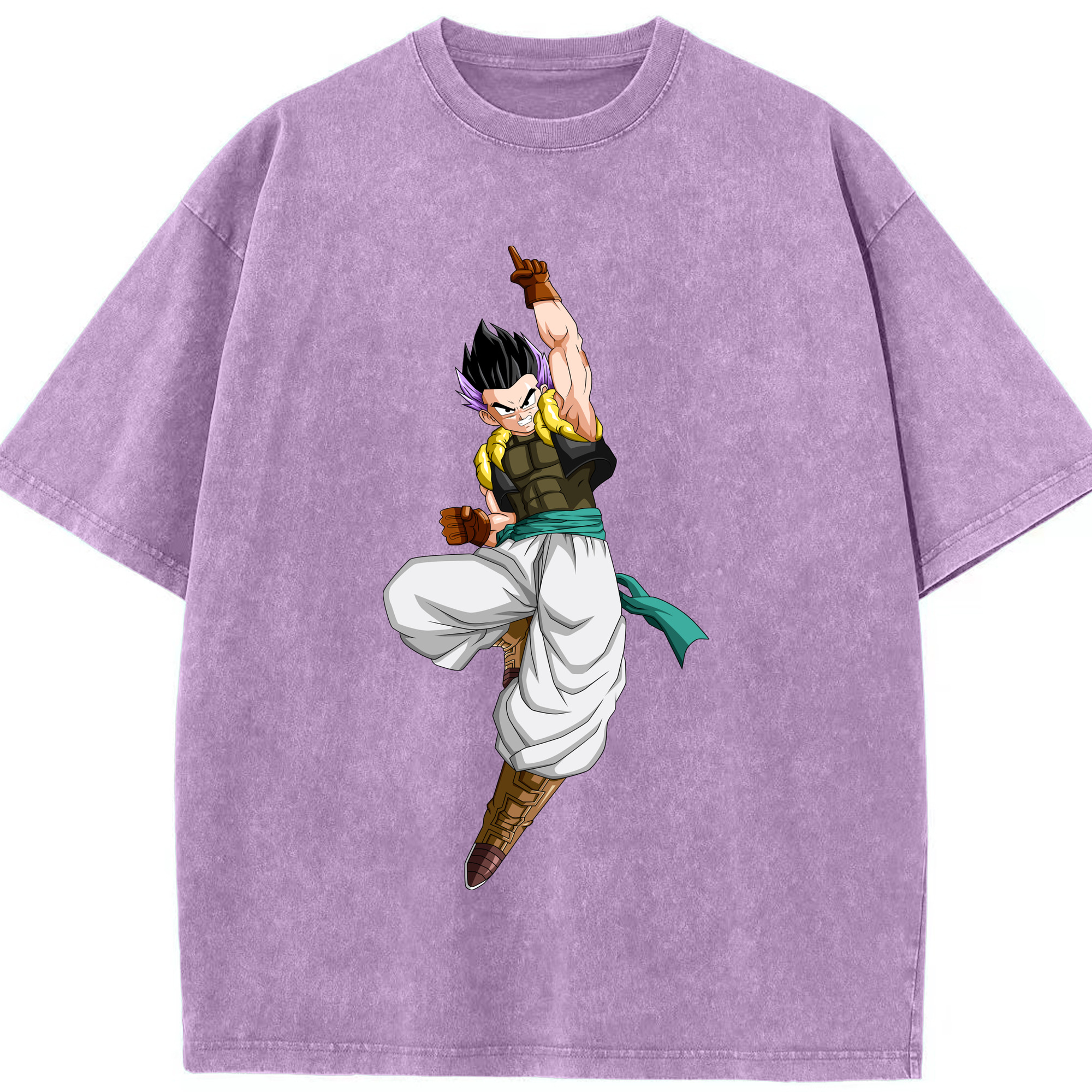 （画像用） ドラゴンボール 孫 悟飯（そんごはん）DRAGON BALL Son Gohan 綿100% ヴィンテージ風 半袖Tシャツ（フロントプリント）