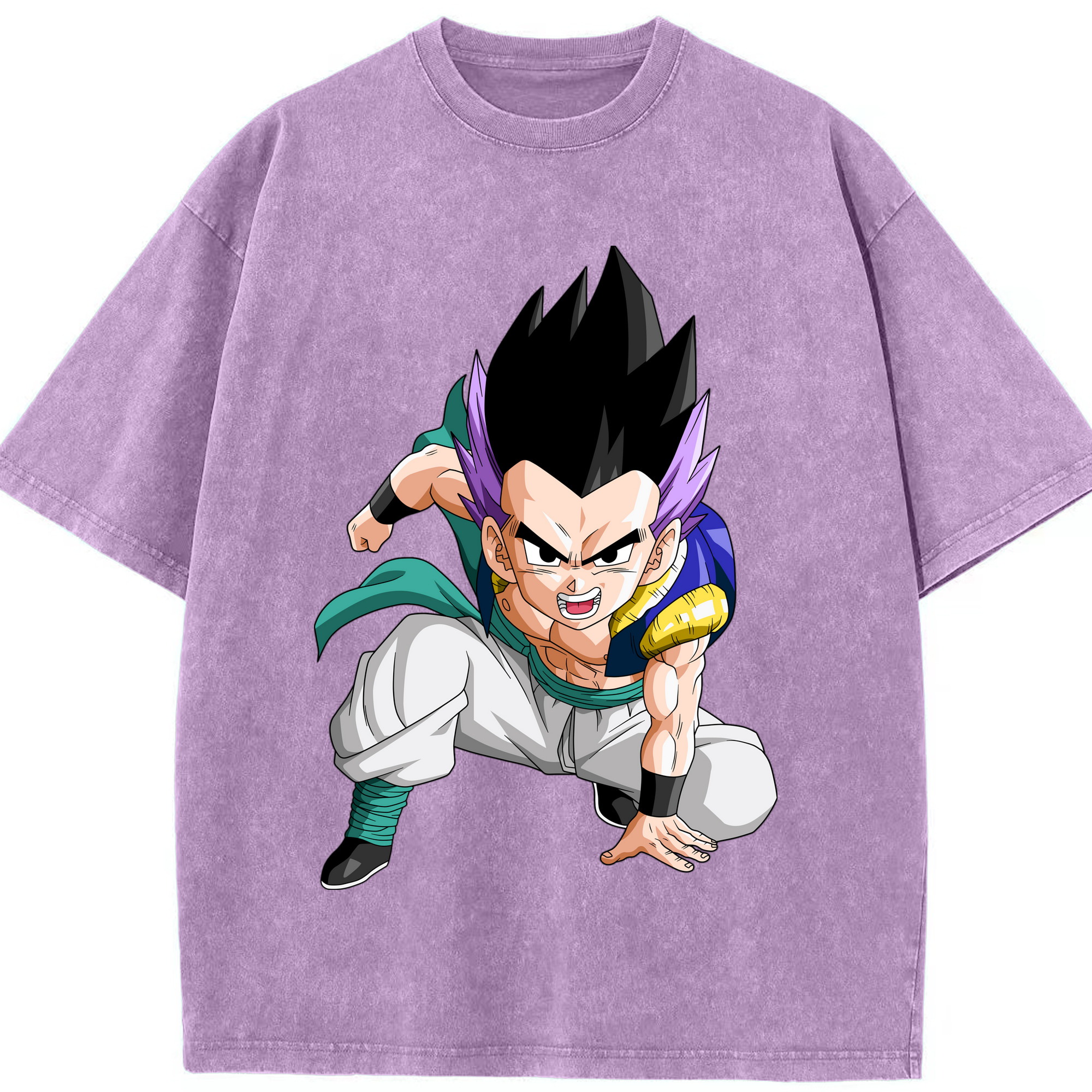 （画像用） ドラゴンボール 孫 悟飯（そんごはん）DRAGON BALL Son Gohan 綿100% ヴィンテージ風 半袖Tシャツ（フロントプリント）