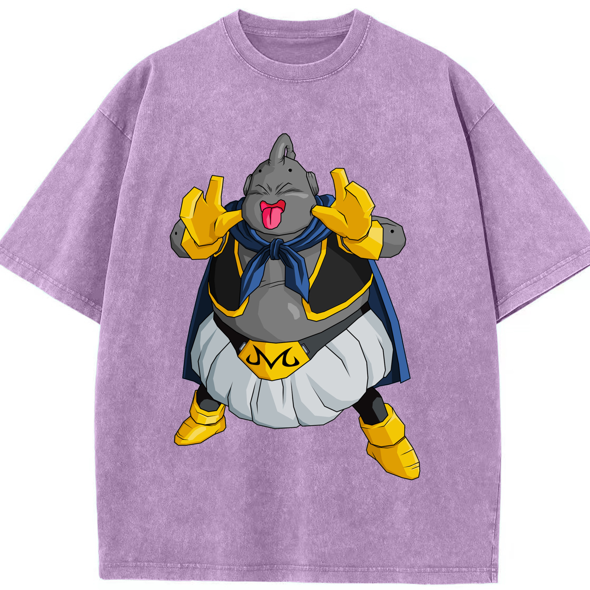 ドラゴンボール 魔人ブウ DRAGON BALL Majin Buu 綿100% ヴィンテージ風 半袖Tシャツ（フロントプリント）