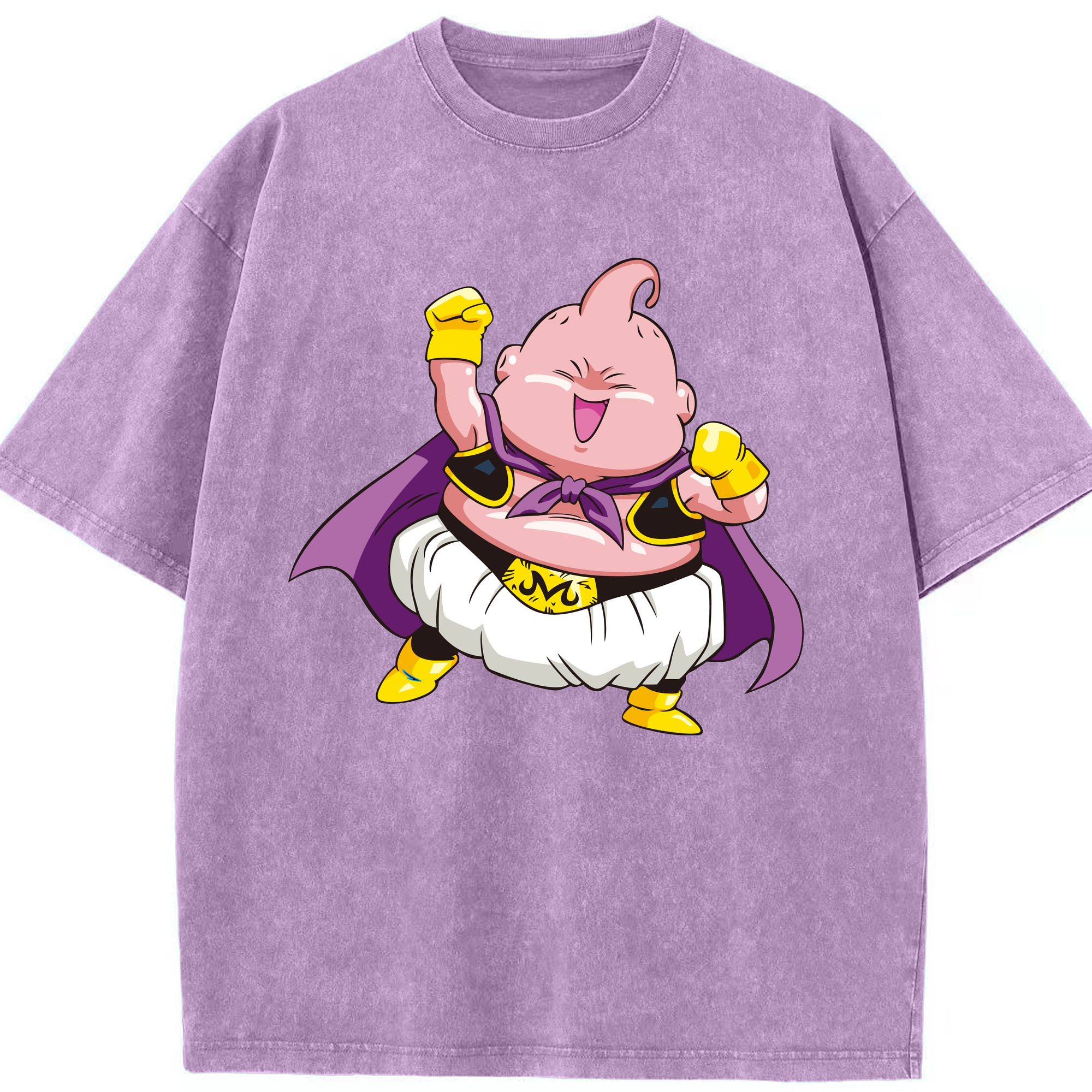 ドラゴンボール 魔人ブウ DRAGON BALL Majin Buu 綿100% ヴィンテージ風 半袖Tシャツ（フロントプリント）