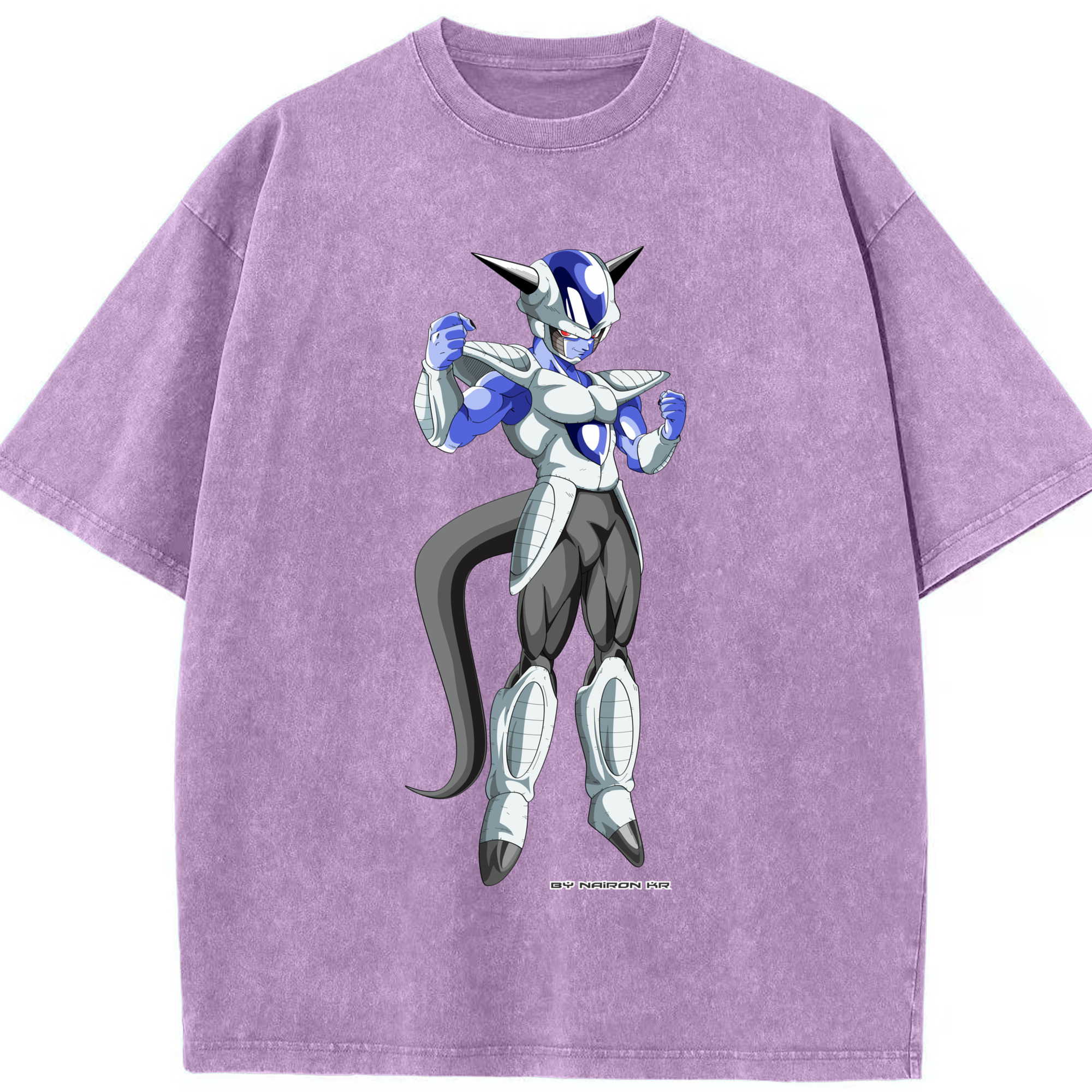 （画像用） ドラゴンボール フリーザ DRAGON BALL Frieza 綿100% ヴィンテージ風 半袖Tシャツ（フロントプリント）