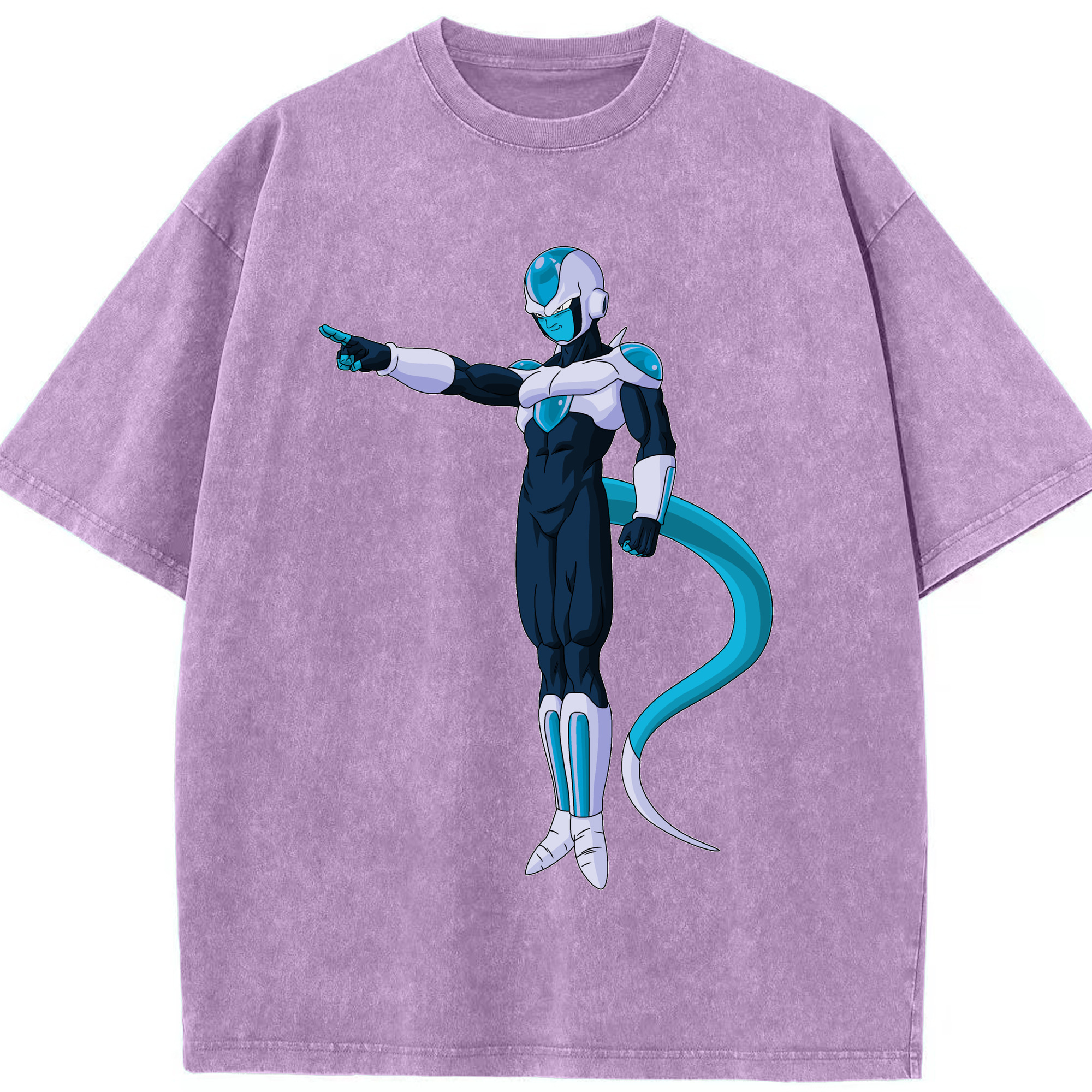 （画像用） ドラゴンボール フリーザ DRAGON BALL Frieza 綿100% ヴィンテージ風 半袖Tシャツ（フロントプリント）