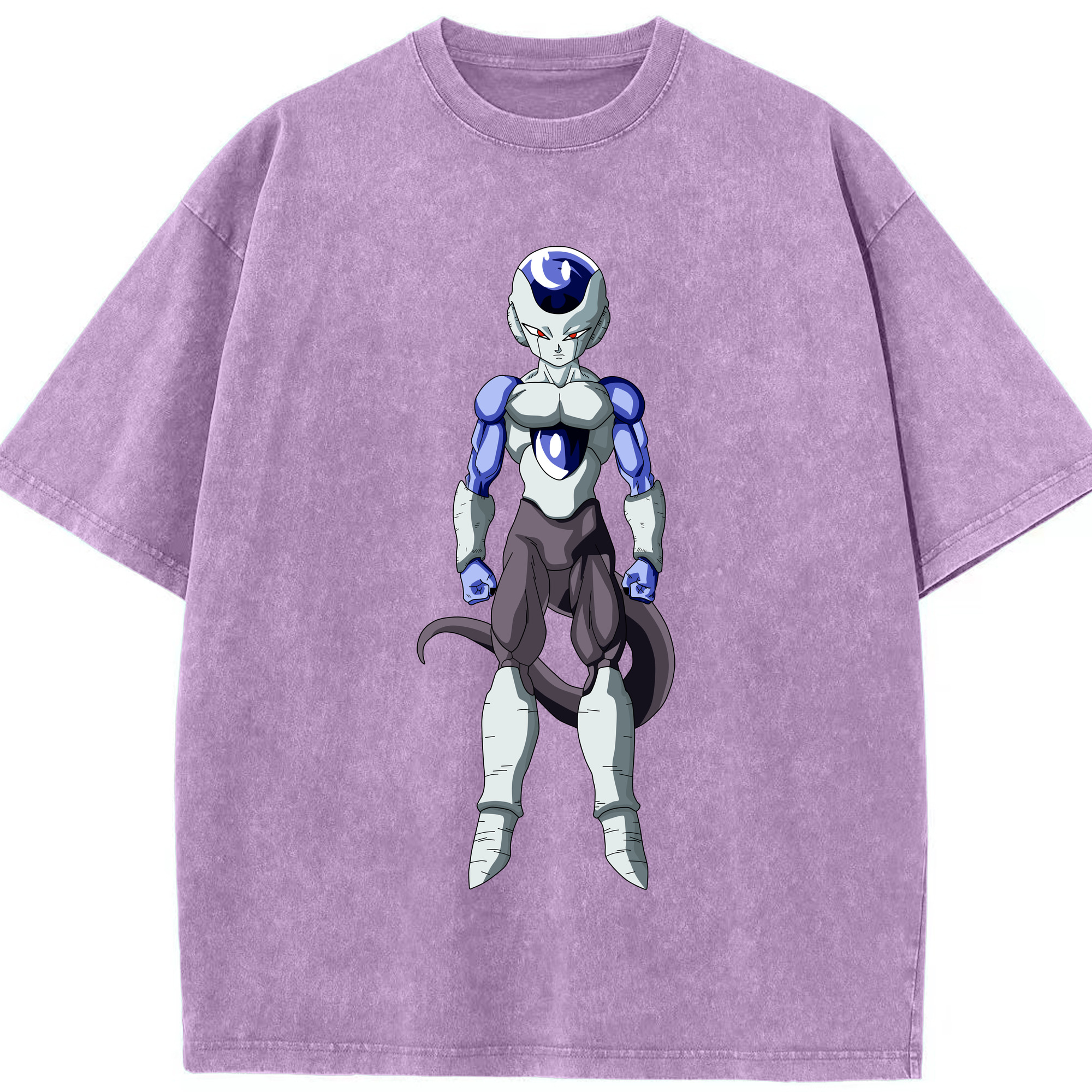 （画像用） ドラゴンボール フリーザ DRAGON BALL Frieza 綿100% ヴィンテージ風 半袖Tシャツ（フロントプリント）