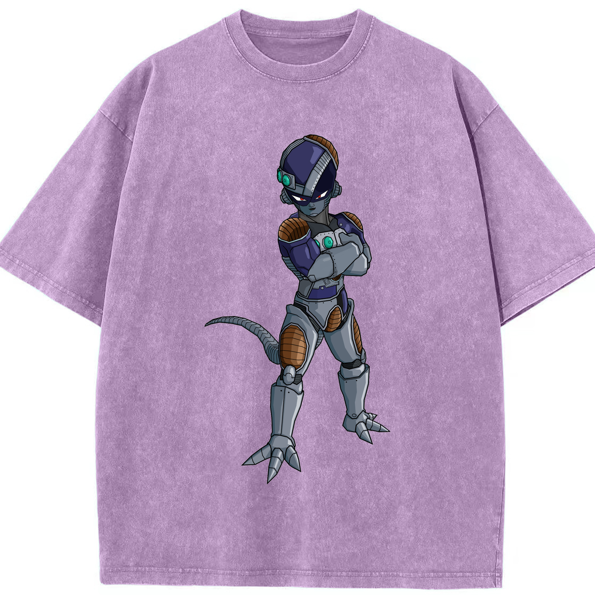 （画像用） ドラゴンボール フリーザ DRAGON BALL Frieza 綿100% ヴィンテージ風 半袖Tシャツ（フロントプリント）