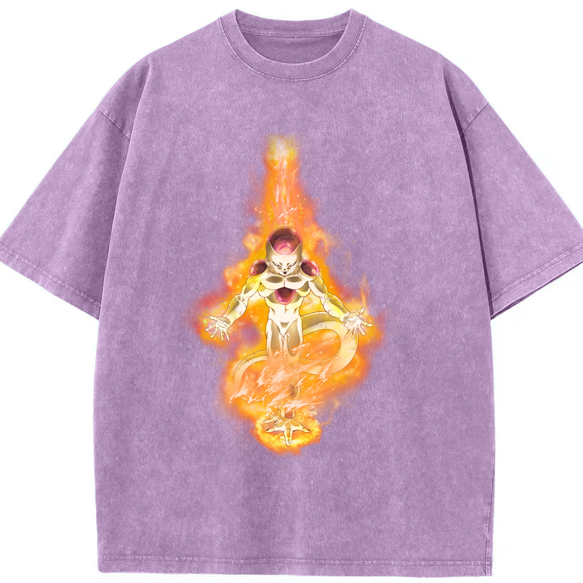 （画像用） ドラゴンボール フリーザ DRAGON BALL Frieza 綿100% ヴィンテージ風 半袖Tシャツ（フロントプリント）