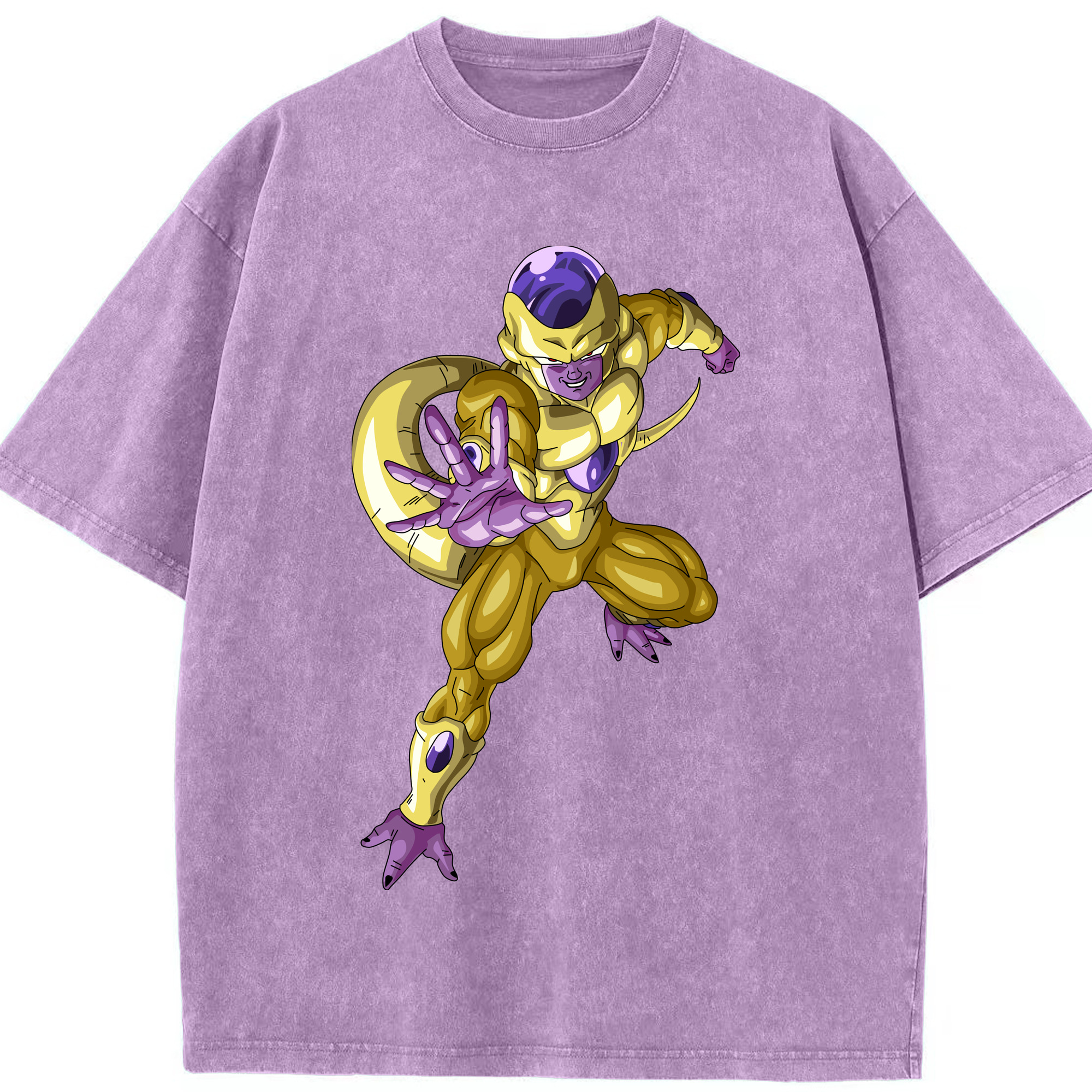 （画像用） ドラゴンボール フリーザ DRAGON BALL Frieza 綿100% ヴィンテージ風 半袖Tシャツ（フロントプリント）