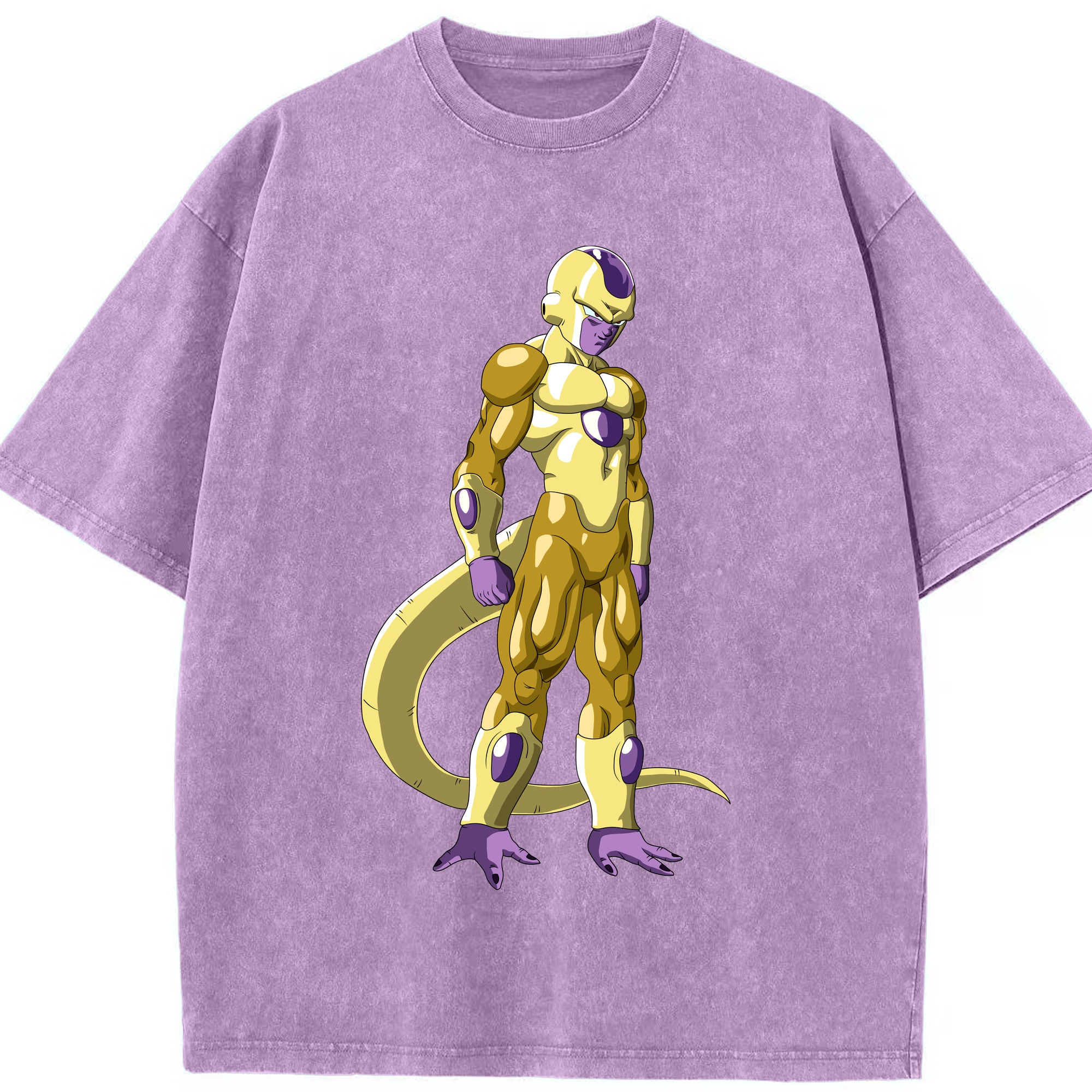 （画像用） ドラゴンボール フリーザ DRAGON BALL Frieza 綿100% ヴィンテージ風 半袖Tシャツ（フロントプリント）