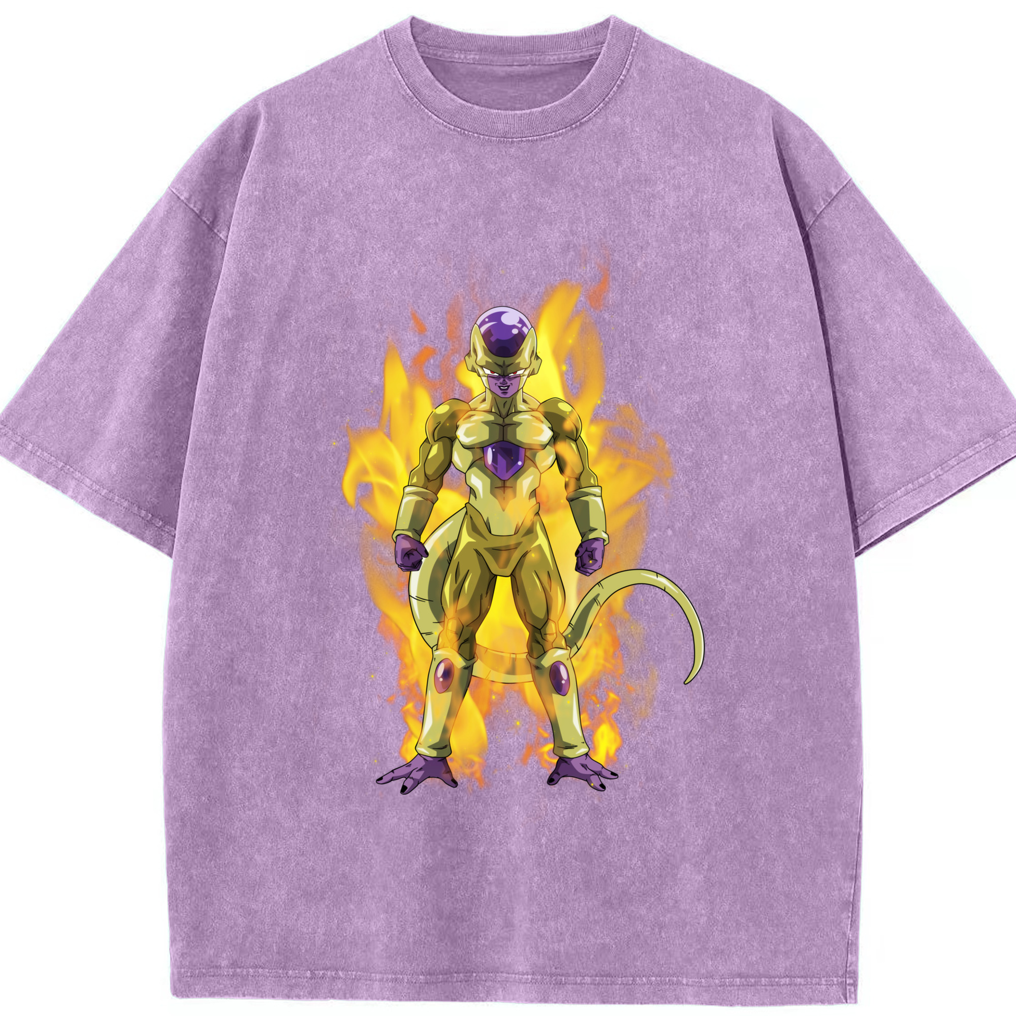 （画像用） ドラゴンボール フリーザ DRAGON BALL Frieza 綿100% ヴィンテージ風 半袖Tシャツ（フロントプリント）