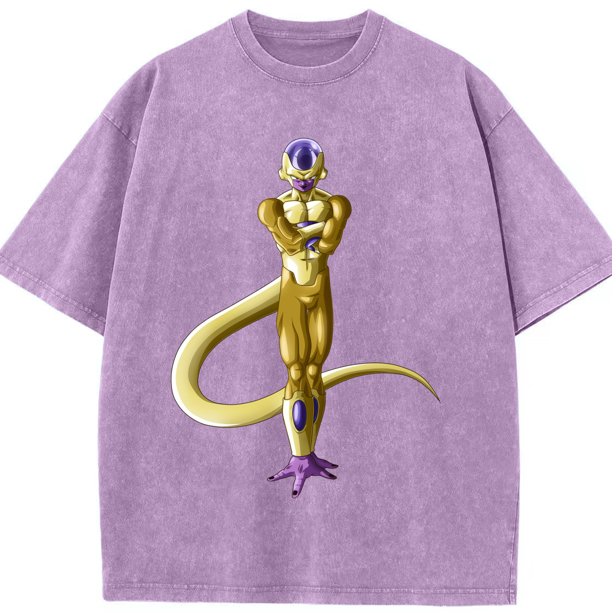 （画像用） ドラゴンボール フリーザ DRAGON BALL Frieza 綿100% ヴィンテージ風 半袖Tシャツ（フロントプリント）