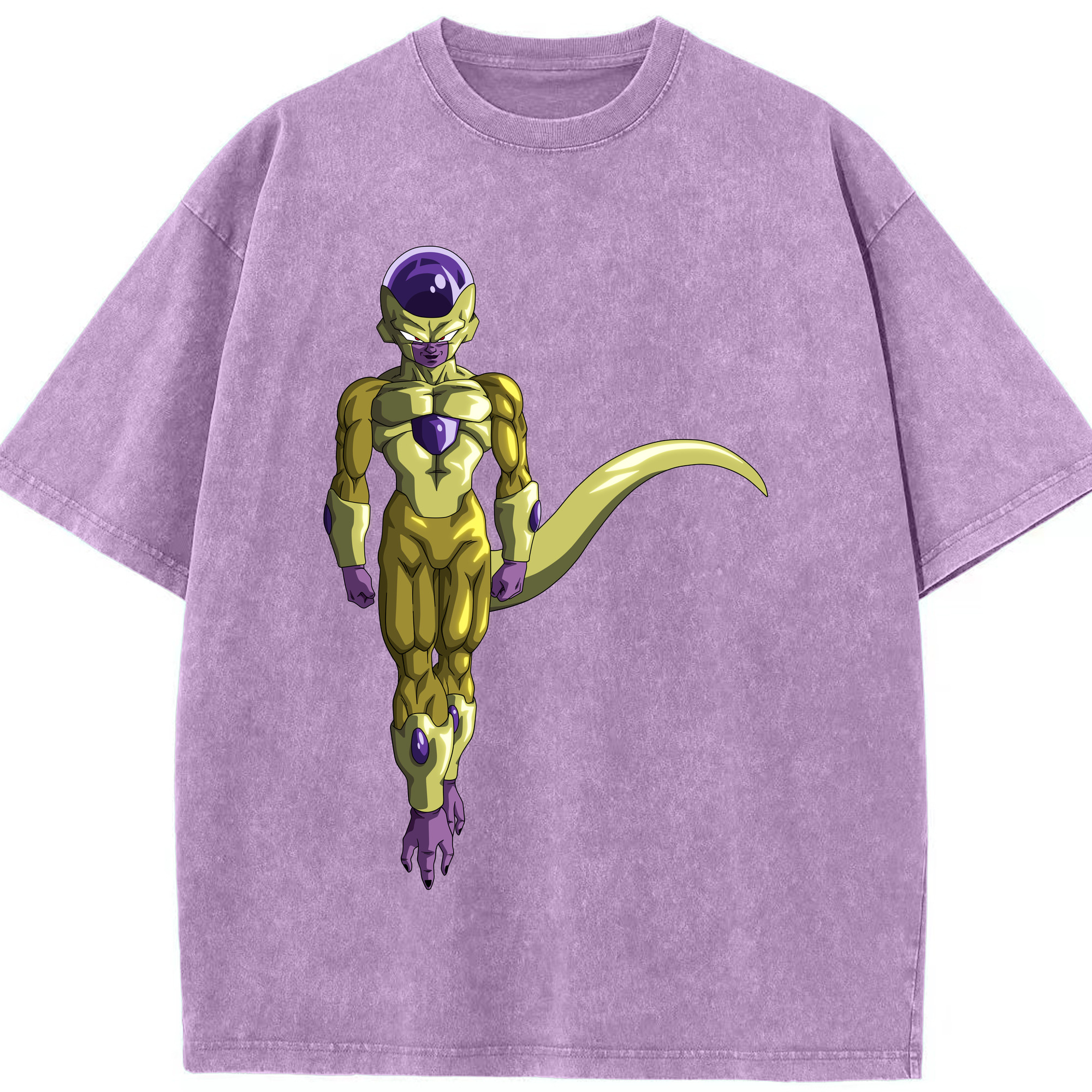 （画像用） ドラゴンボール フリーザ DRAGON BALL Frieza 綿100% ヴィンテージ風 半袖Tシャツ（フロントプリント）