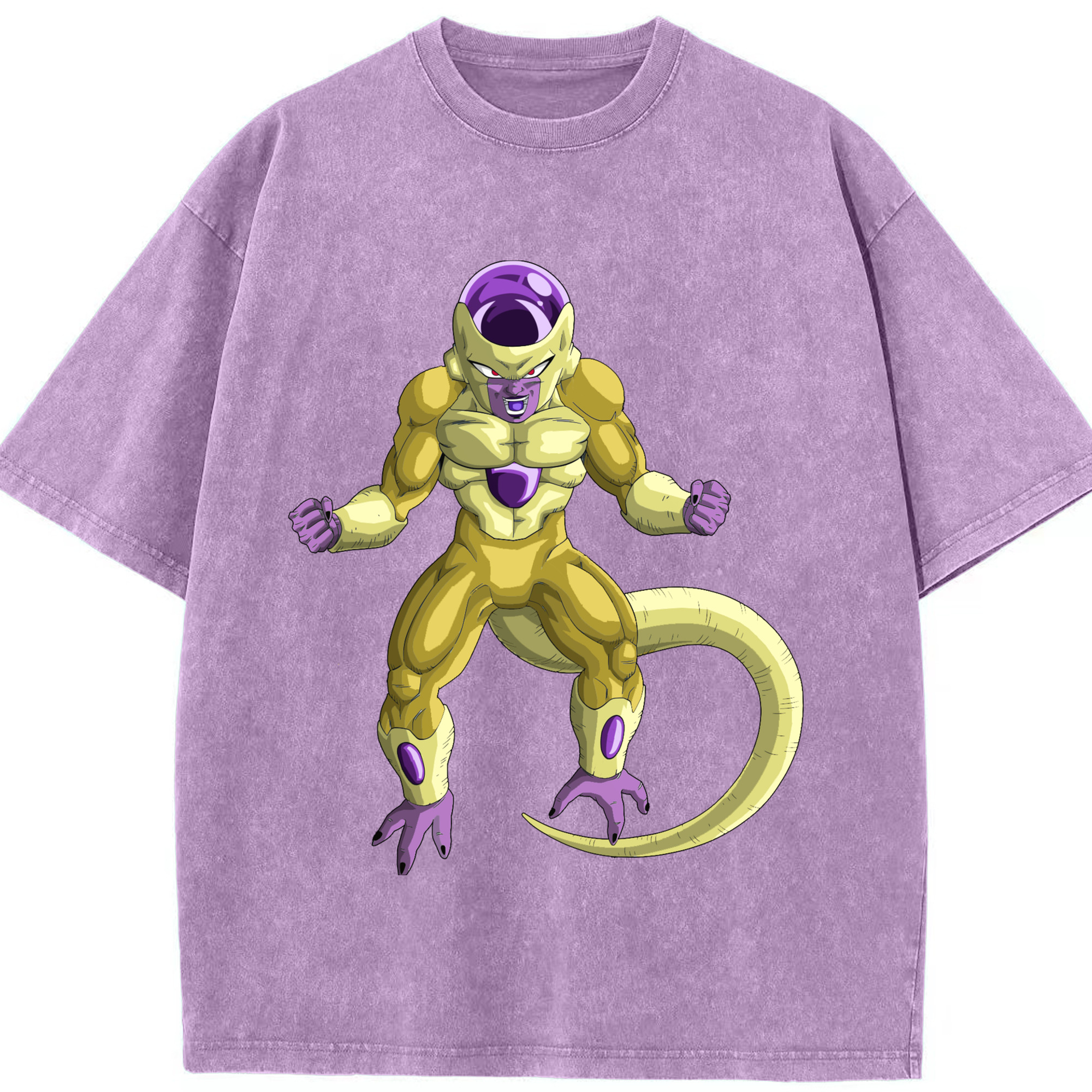 （画像用） ドラゴンボール フリーザ DRAGON BALL Frieza 綿100% ヴィンテージ風 半袖Tシャツ（フロントプリント）
