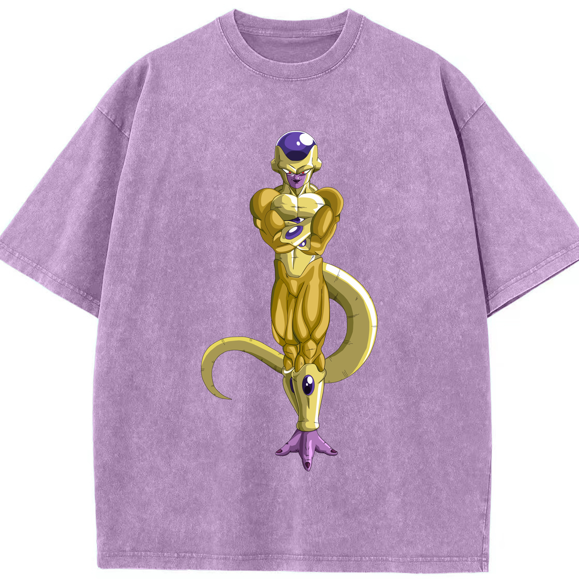 （画像用） ドラゴンボール フリーザ DRAGON BALL Frieza 綿100% ヴィンテージ風 半袖Tシャツ（フロントプリント）