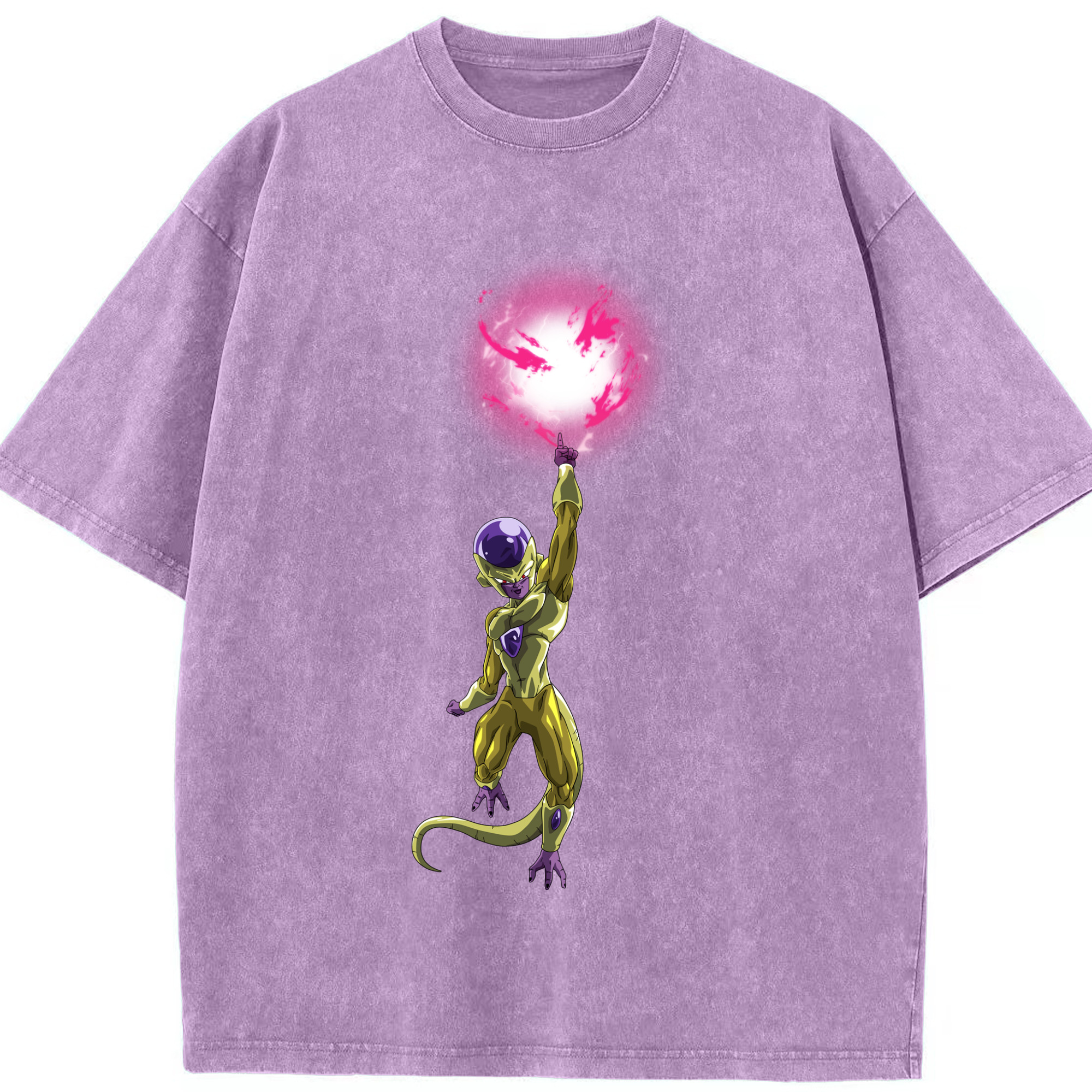 （画像用） ドラゴンボール フリーザ DRAGON BALL Frieza 綿100% ヴィンテージ風 半袖Tシャツ（フロントプリント）