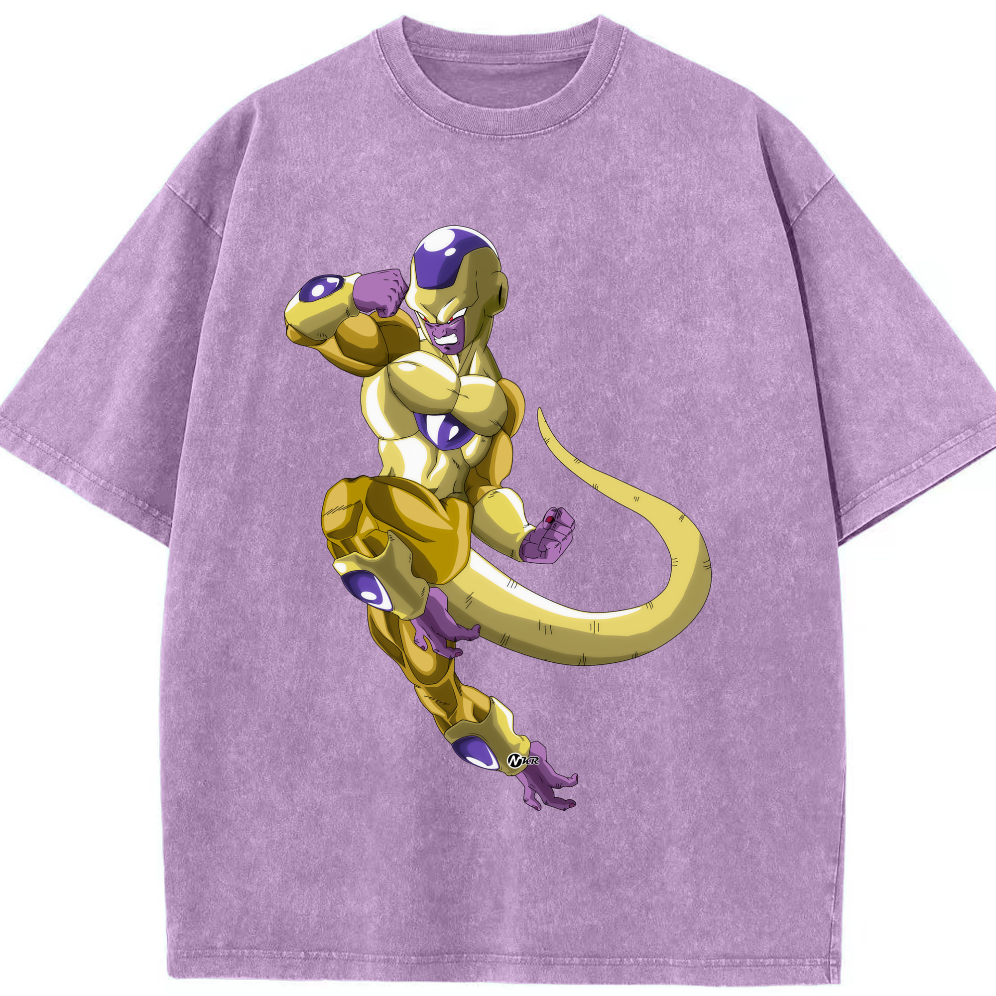 （画像用） ドラゴンボール フリーザ DRAGON BALL Frieza 綿100% ヴィンテージ風 半袖Tシャツ（フロントプリント）