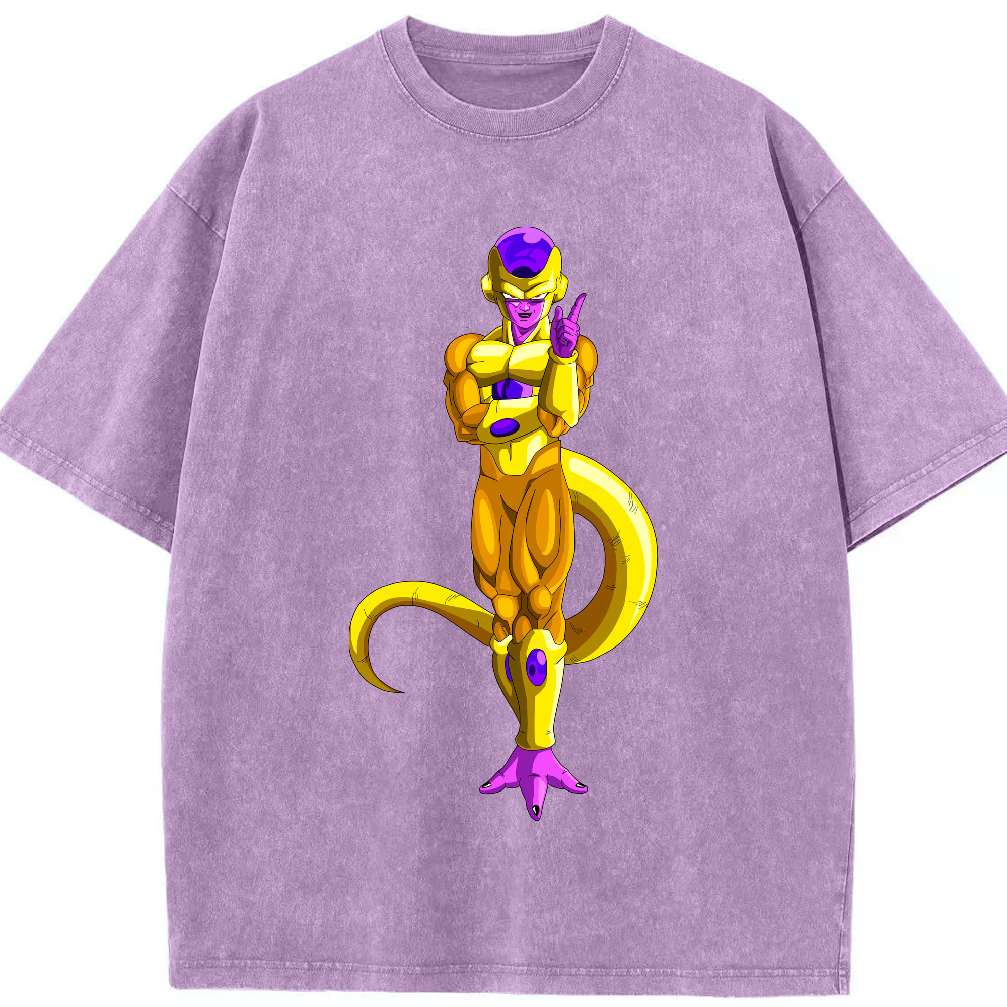 （画像用） ドラゴンボール フリーザ DRAGON BALL Frieza 綿100% ヴィンテージ風 半袖Tシャツ（フロントプリント）