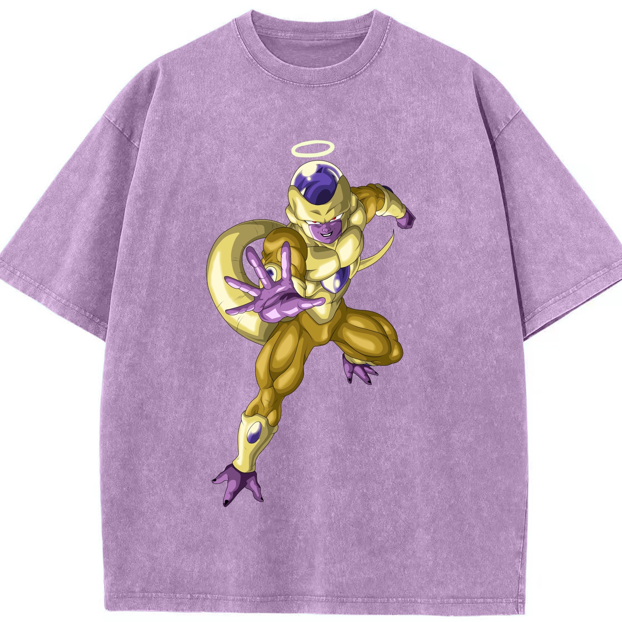（画像用） ドラゴンボール フリーザ DRAGON BALL Frieza 綿100% ヴィンテージ風 半袖Tシャツ（フロントプリント）