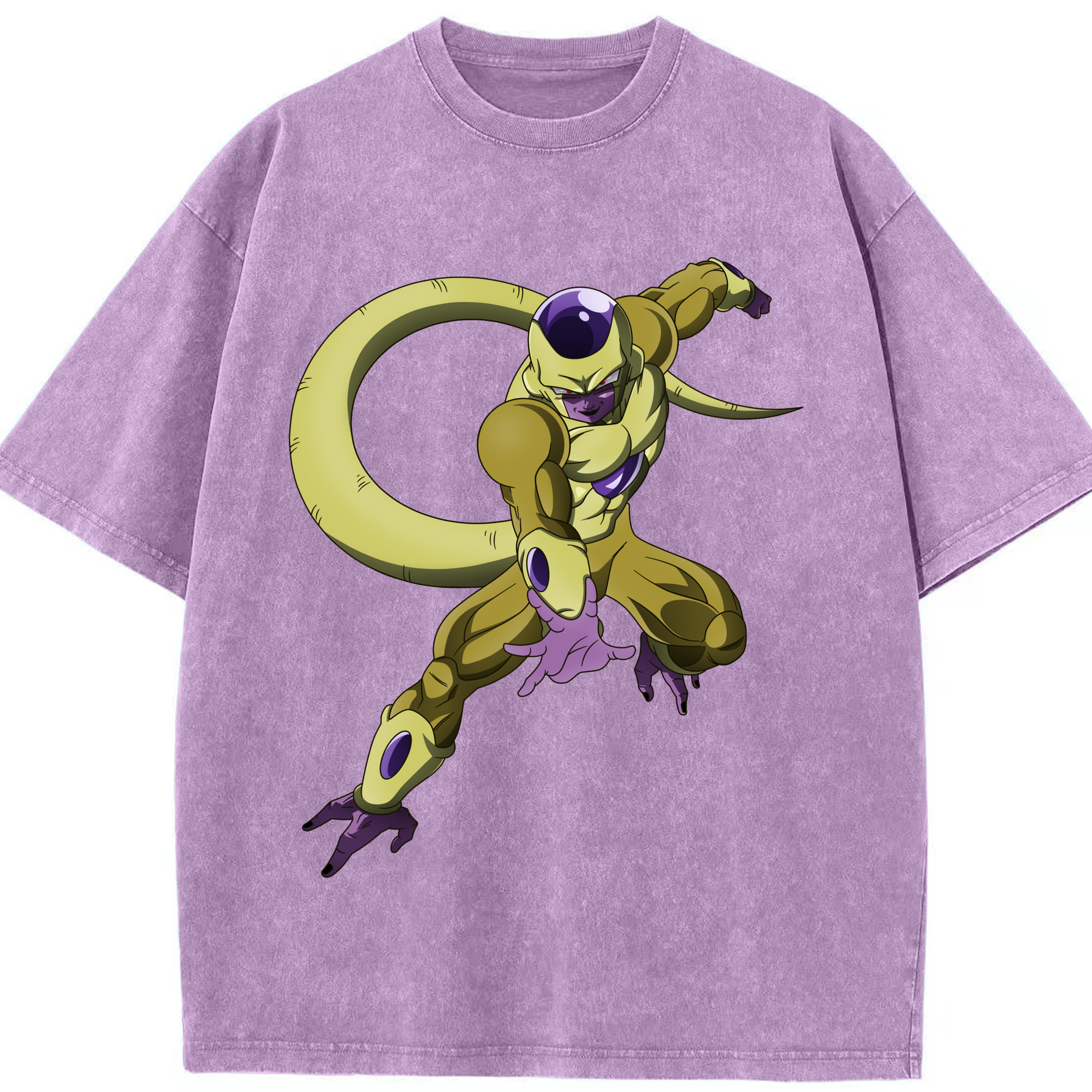 （画像用） ドラゴンボール フリーザ DRAGON BALL Frieza 綿100% ヴィンテージ風 半袖Tシャツ（フロントプリント）