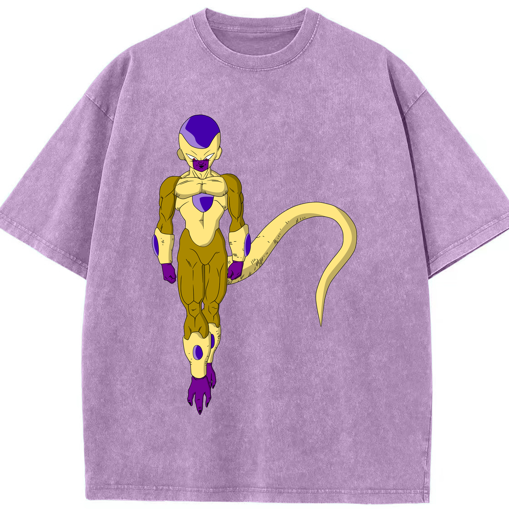 （画像用） ドラゴンボール フリーザ DRAGON BALL Frieza 綿100% ヴィンテージ風 半袖Tシャツ（フロントプリント）