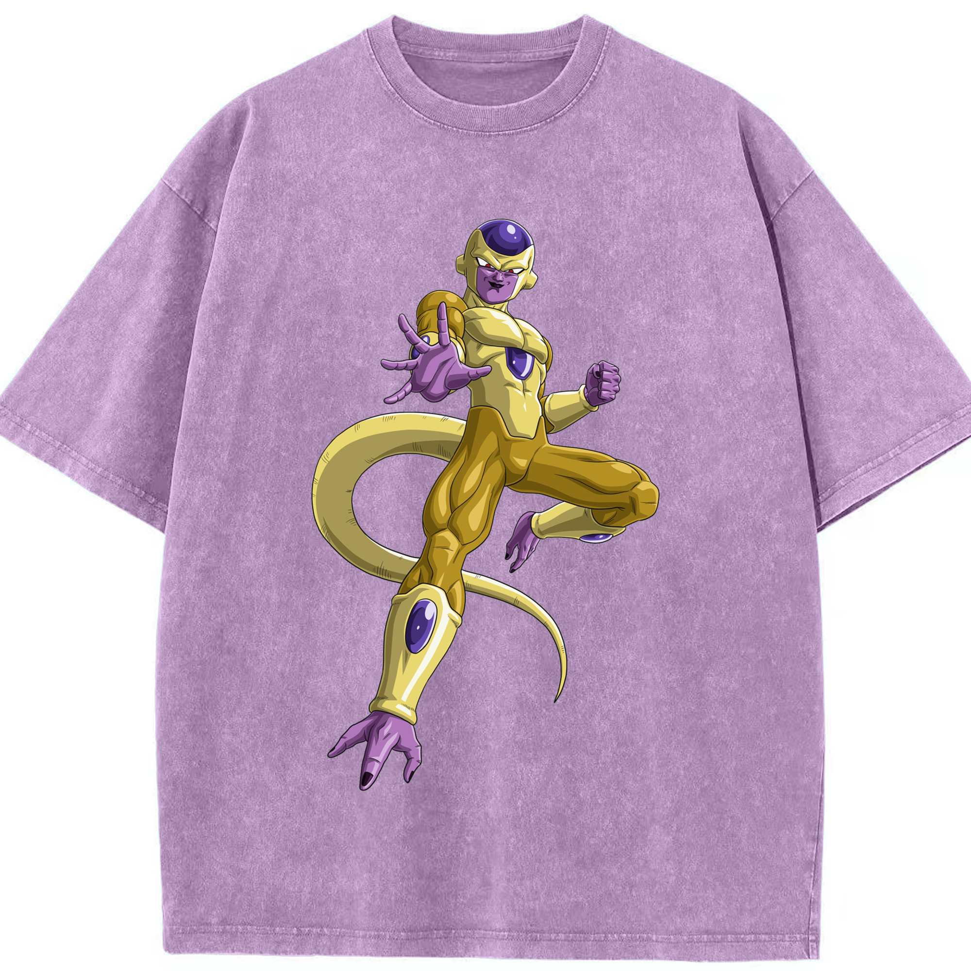 （画像用） ドラゴンボール フリーザ DRAGON BALL Frieza 綿100% ヴィンテージ風 半袖Tシャツ（フロントプリント）