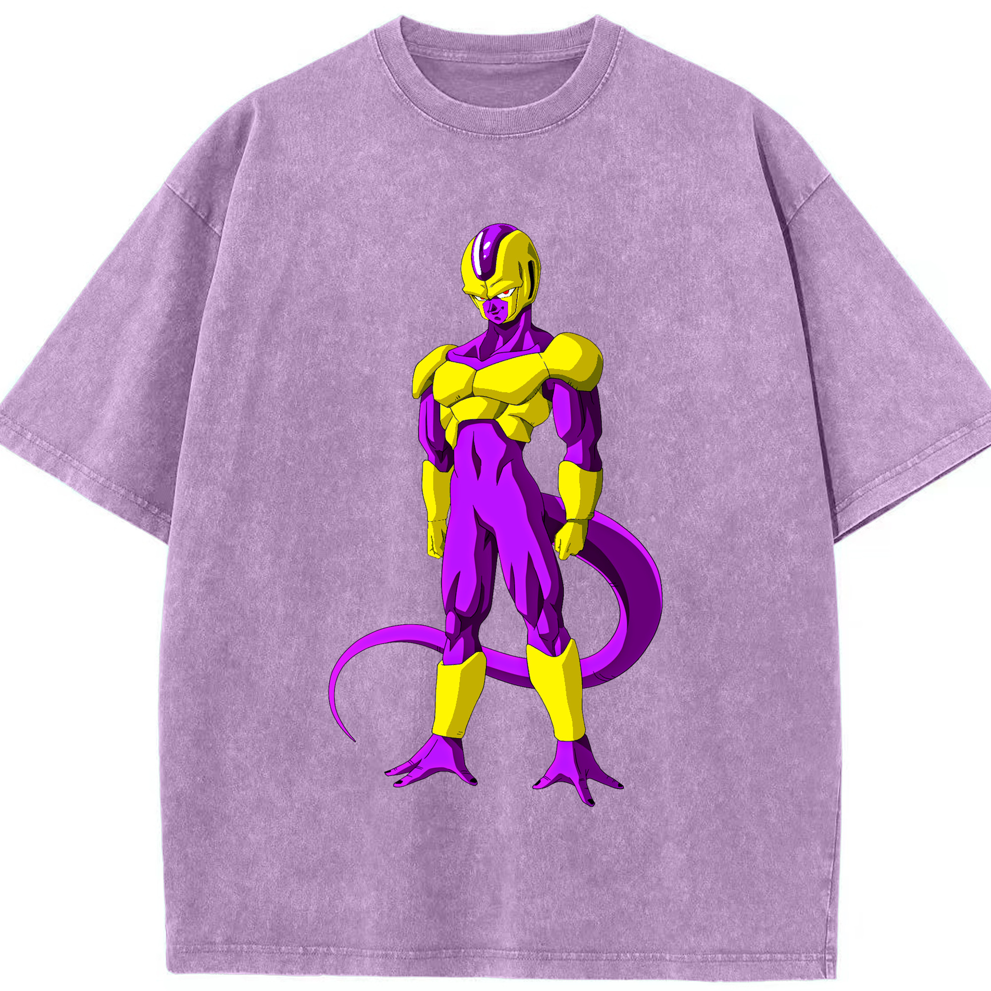 （画像用） ドラゴンボール フリーザ DRAGON BALL Frieza 綿100% ヴィンテージ風 半袖Tシャツ（フロントプリント）