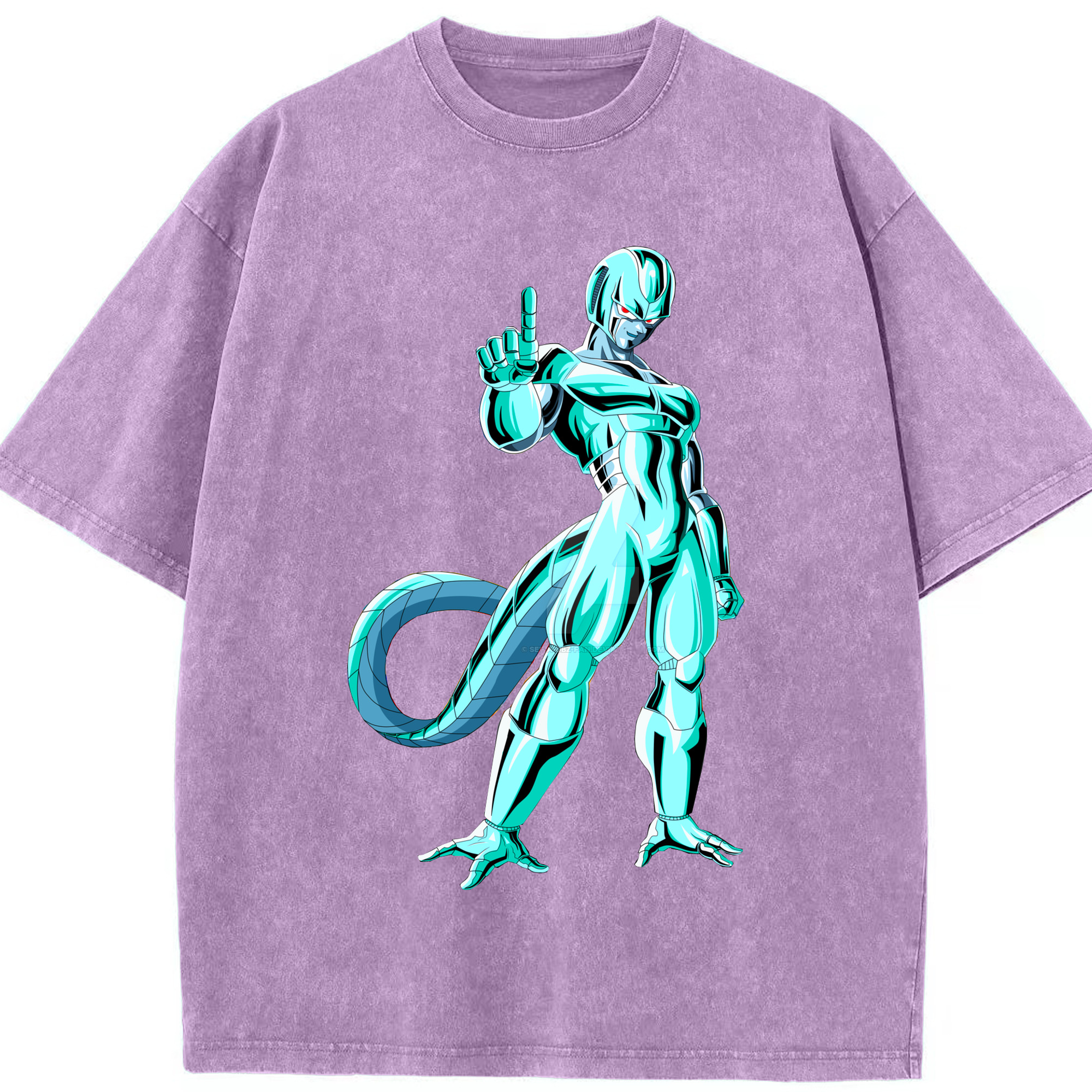 （画像用） ドラゴンボール クウラ DRAGON BALL Cooler Coora 綿100% ヴィンテージ風 半袖Tシャツ（フロントプリント）