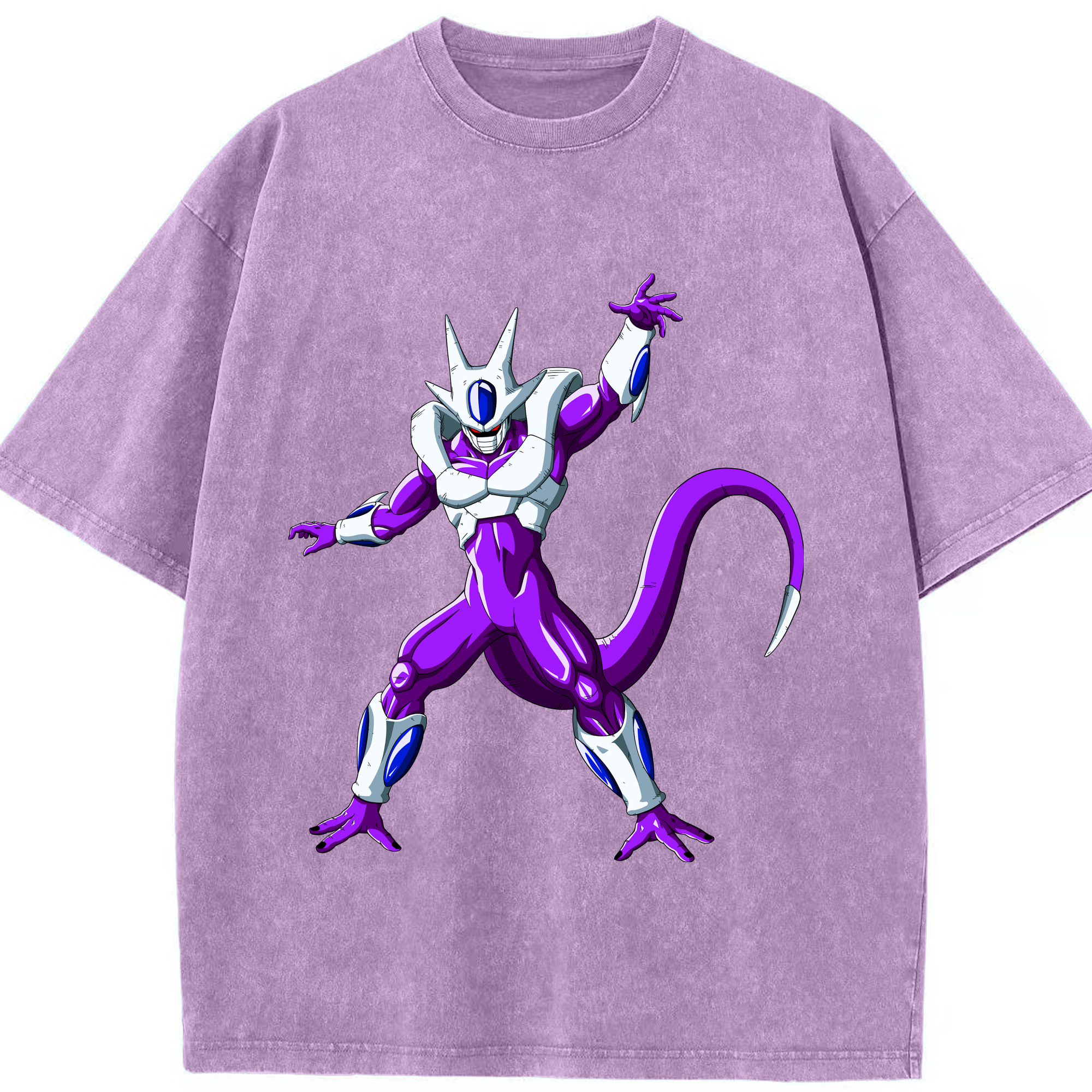 （画像用） ドラゴンボール クウラ DRAGON BALL Cooler Coora 綿100% ヴィンテージ風 半袖Tシャツ（フロントプリント）