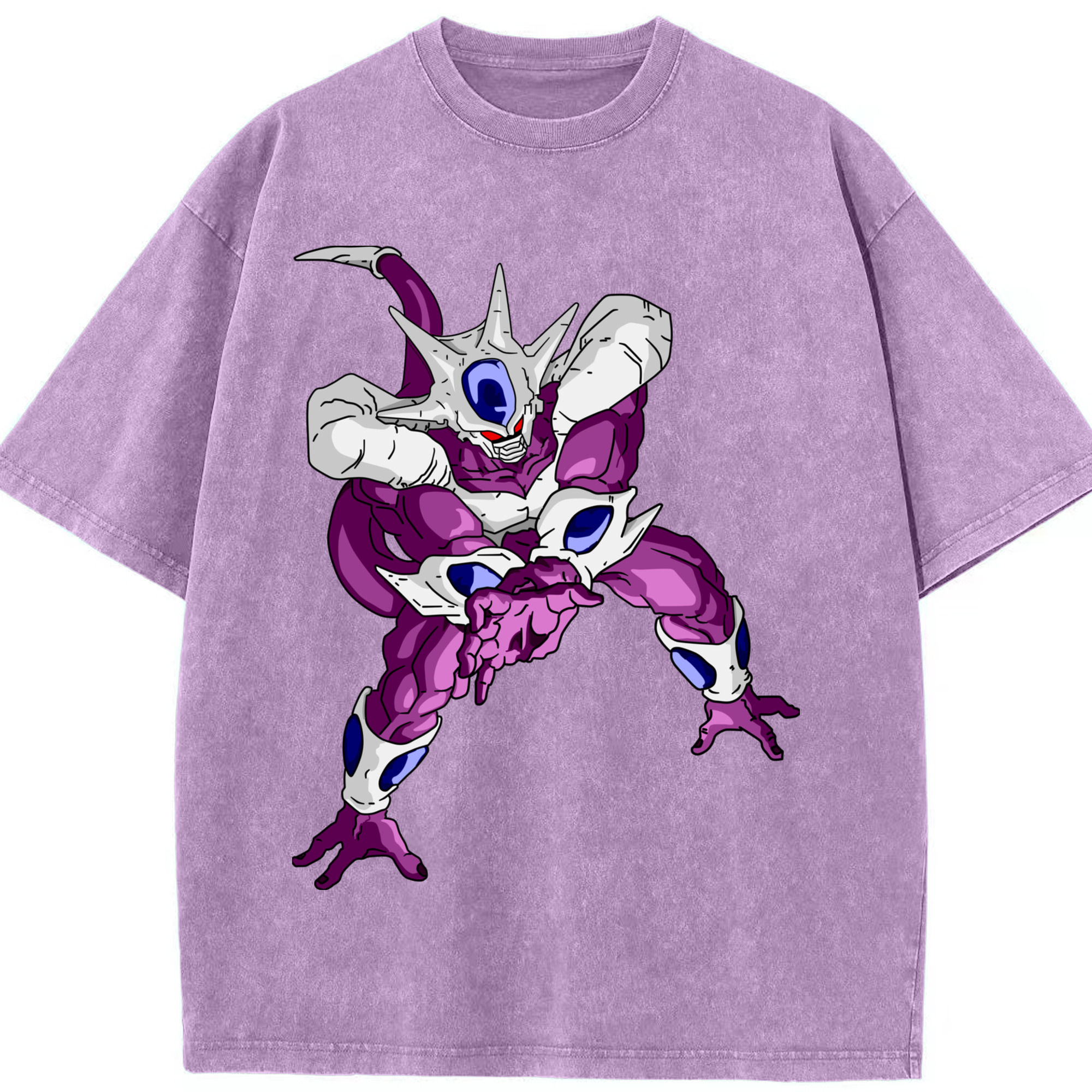 （画像用） ドラゴンボール クウラ DRAGON BALL Cooler Coora 綿100% ヴィンテージ風 半袖Tシャツ（フロントプリント）