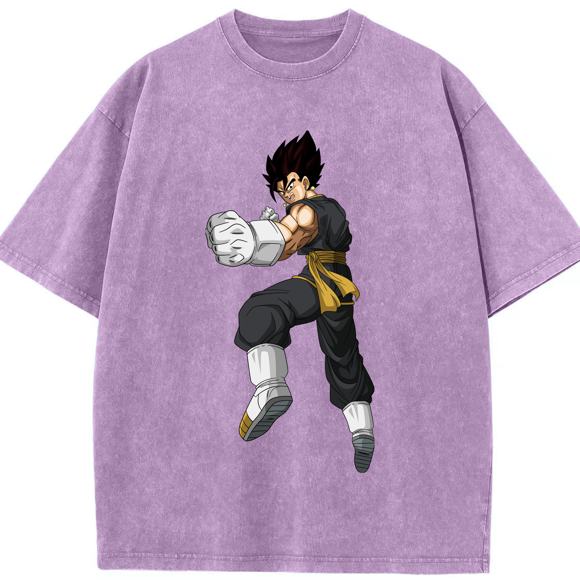 （画像用） ドラゴンボール ベジット DRAGON BALL Vegetto 綿100% ヴィンテージ風 半袖Tシャツ（フロントプリント）