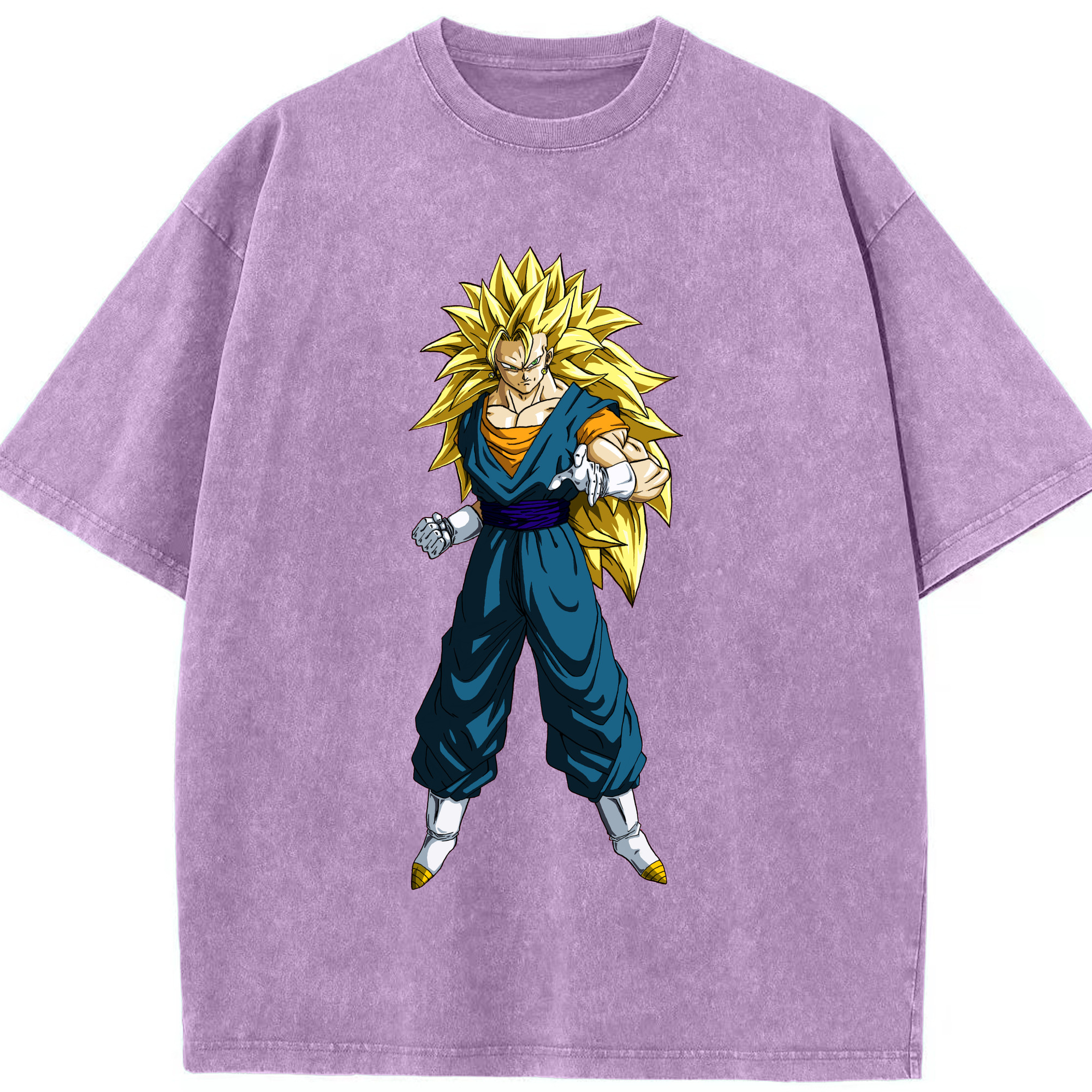 （画像用） ドラゴンボール ベジット DRAGON BALL Vegetto 綿100% ヴィンテージ風 半袖Tシャツ（フロントプリント）