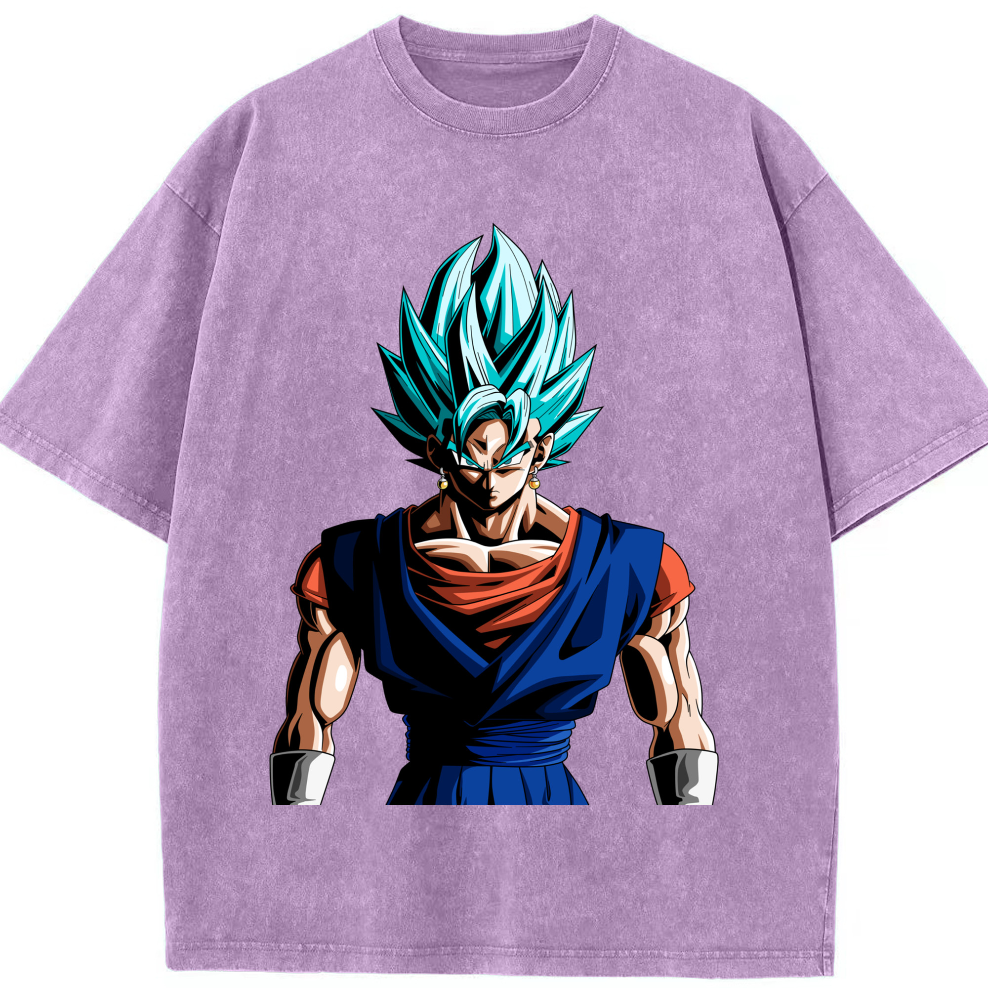 （画像用） ドラゴンボール ベジット DRAGON BALL Vegetto 綿100% ヴィンテージ風 半袖Tシャツ（フロントプリント）