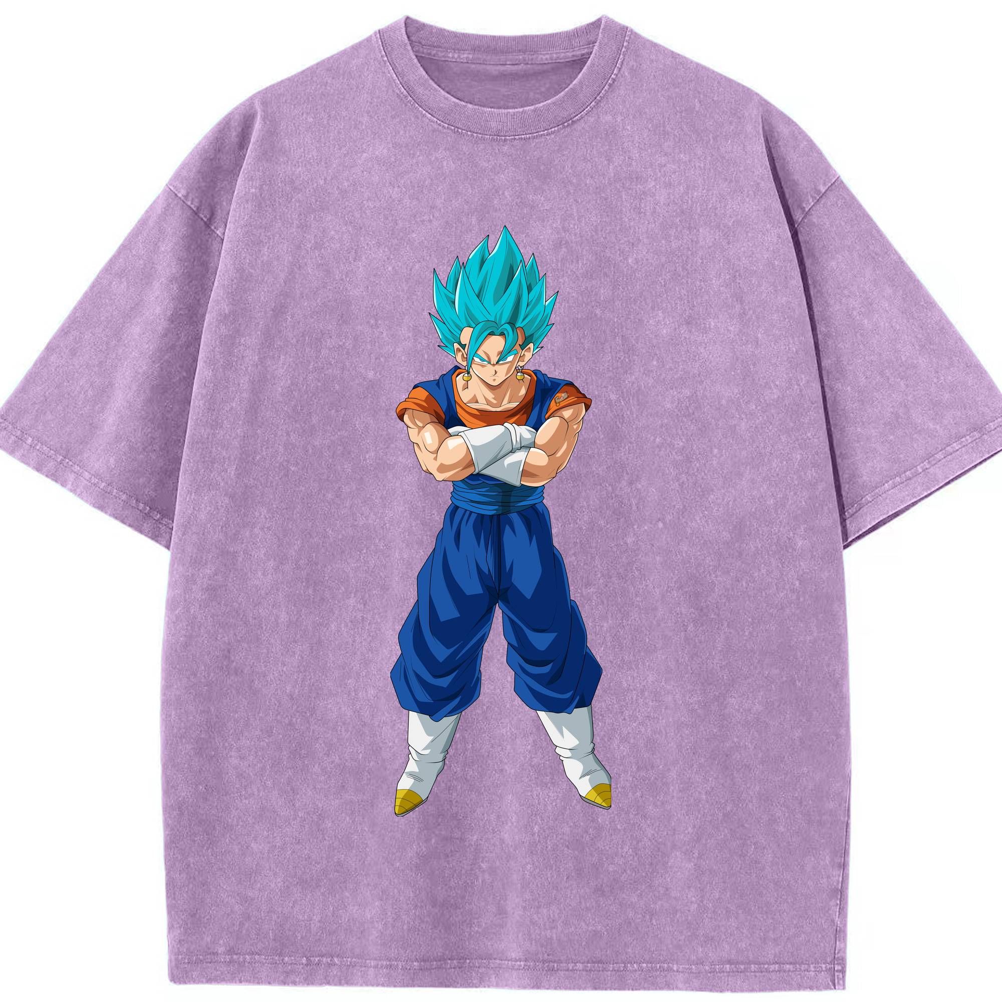 （画像用） ドラゴンボール ベジット DRAGON BALL Vegetto 綿100% ヴィンテージ風 半袖Tシャツ（フロントプリント）