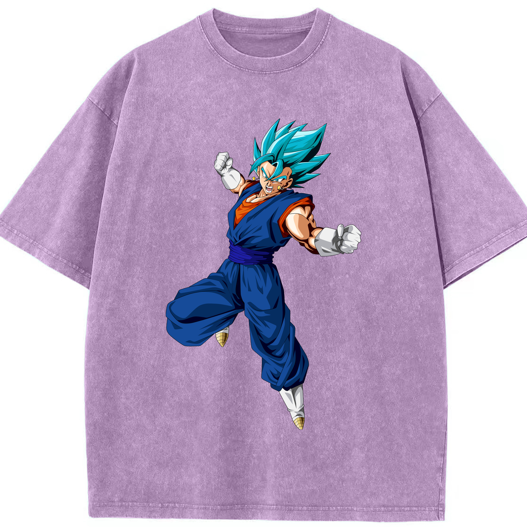 （画像用） ドラゴンボール ベジット DRAGON BALL Vegetto 綿100% ヴィンテージ風 半袖Tシャツ（フロントプリント）
