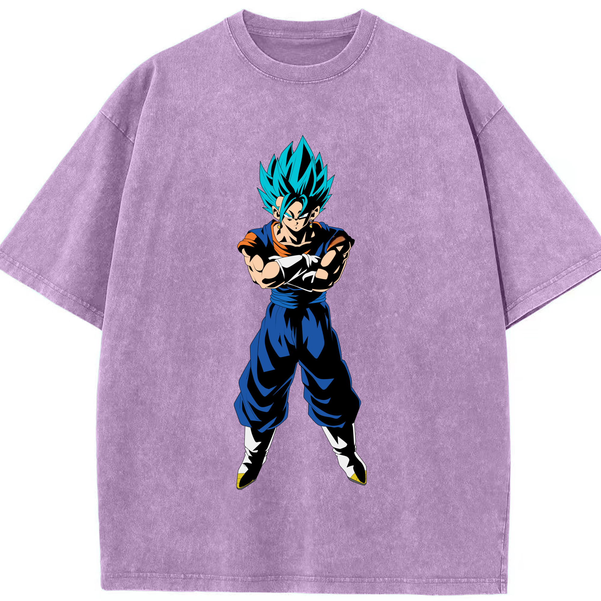 （画像用） ドラゴンボール ベジット DRAGON BALL Vegetto 綿100% ヴィンテージ風 半袖Tシャツ（フロントプリント）