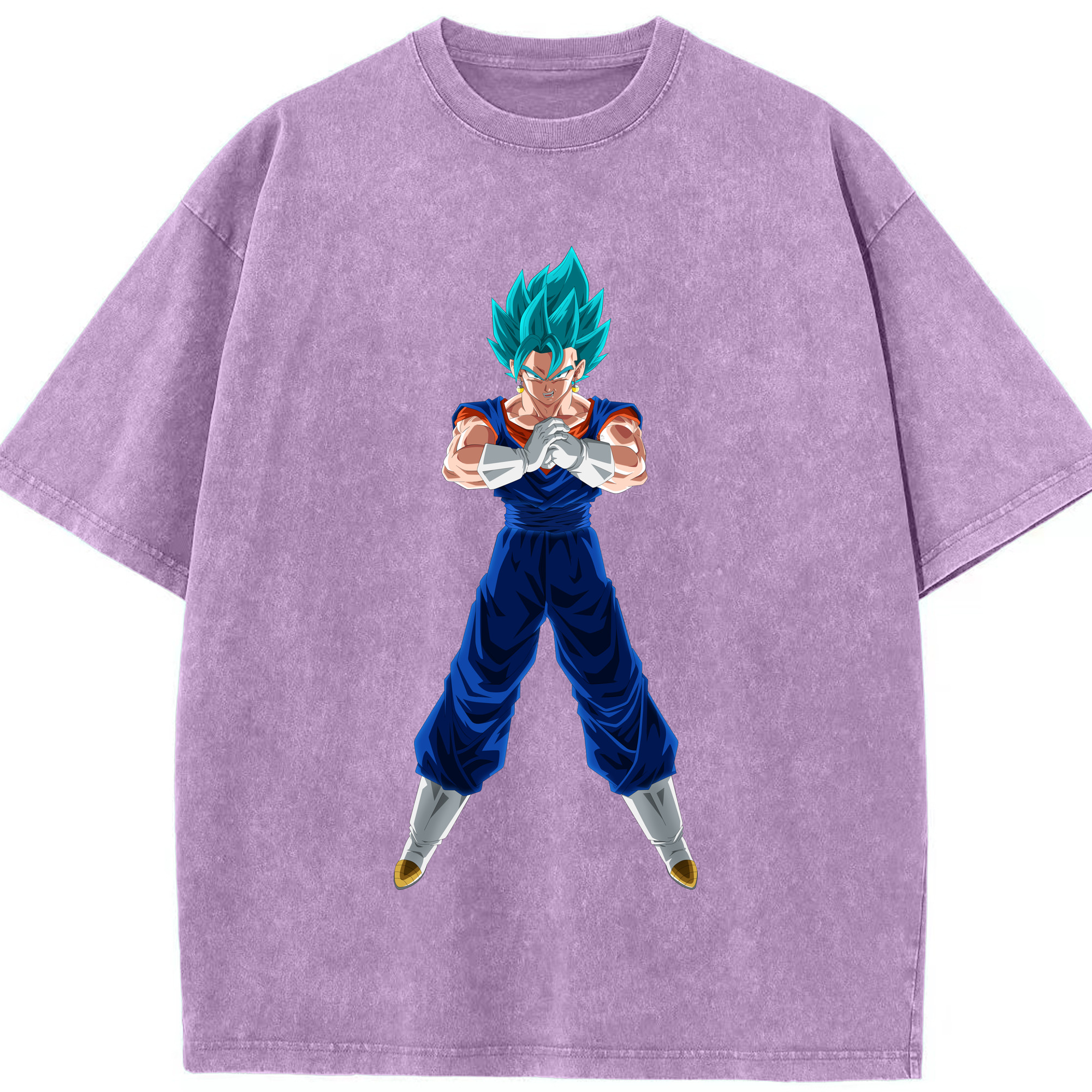 （画像用） ドラゴンボール ベジット DRAGON BALL Vegetto 綿100% ヴィンテージ風 半袖Tシャツ（フロントプリント）