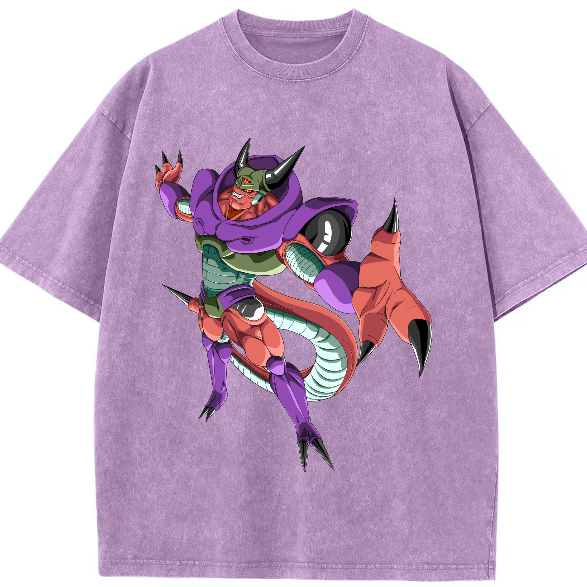 （画像用） ドラゴンボール ジャネンバ DRAGON BALL Janemba 綿100% ヴィンテージ風 半袖Tシャツ（フロントプリント）