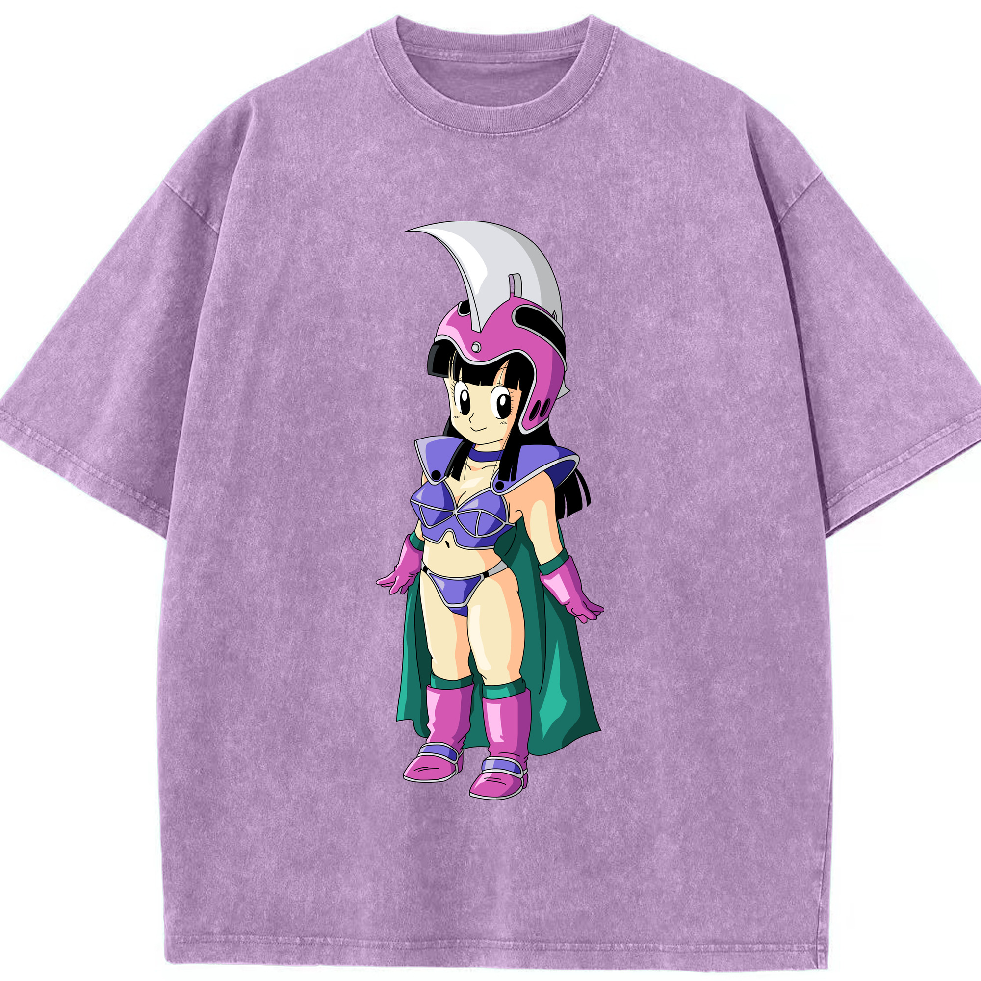 （画像用） ドラゴンボール チチ DRAGON BALL Chichi 綿100% ヴィンテージ風 半袖Tシャツ（フロントプリント）