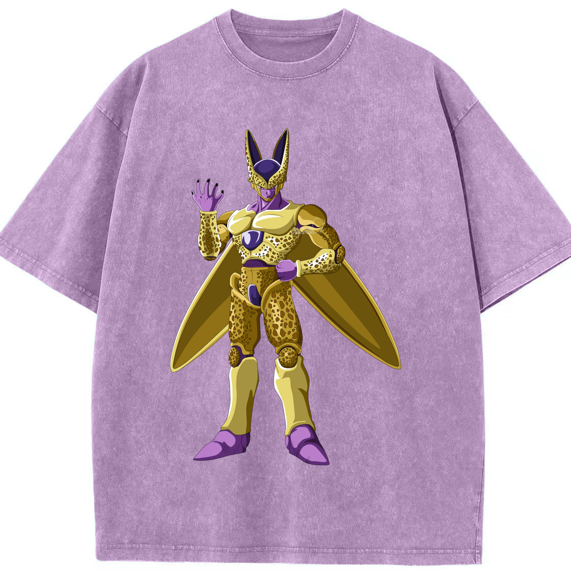 （画像用） ドラゴンボール セル DRAGON BALL Cell 綿100% ヴィンテージ風 半袖Tシャツ（フロントプリント）