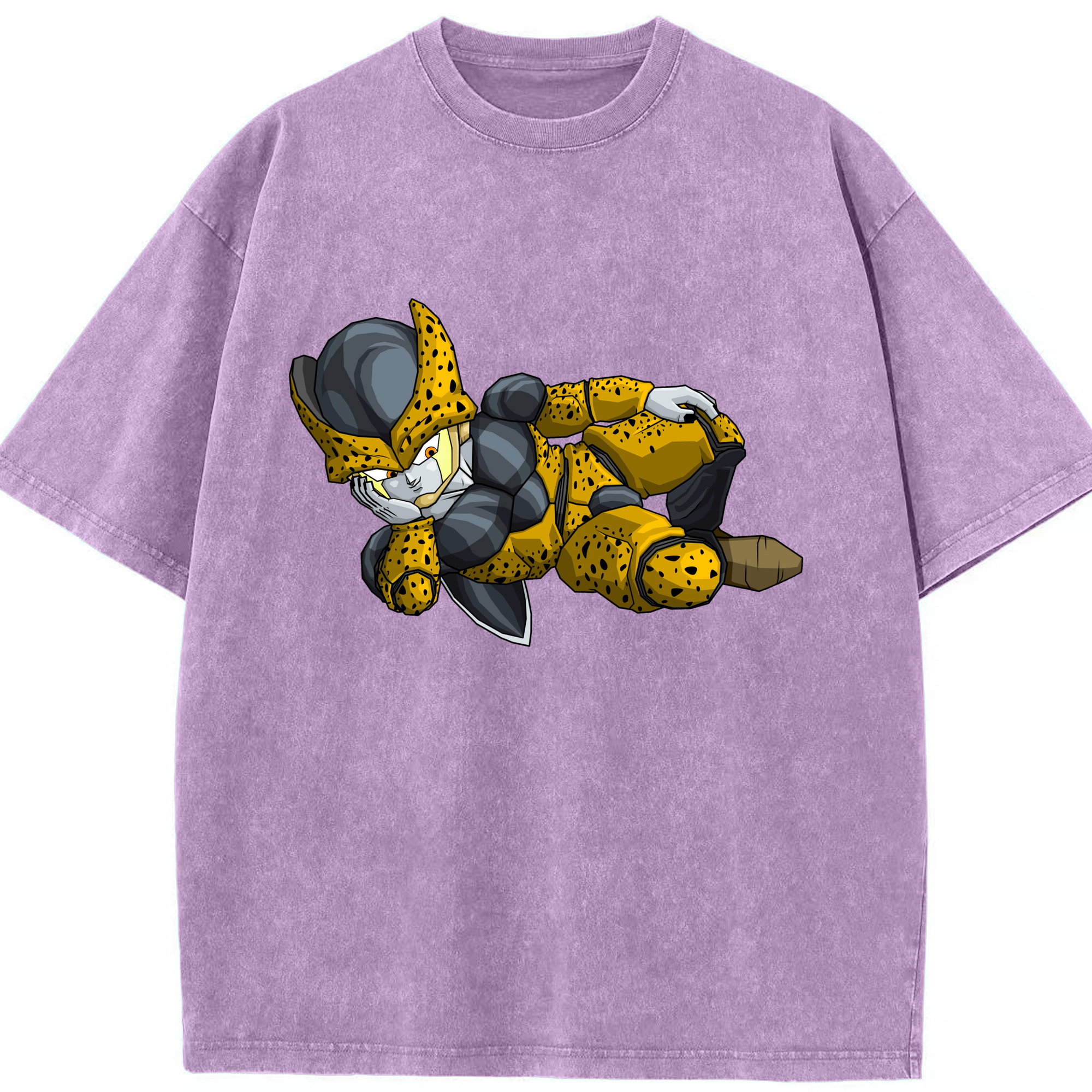 （画像用） ドラゴンボール セル DRAGON BALL Cell 綿100% ヴィンテージ風 半袖Tシャツ（フロントプリント）
