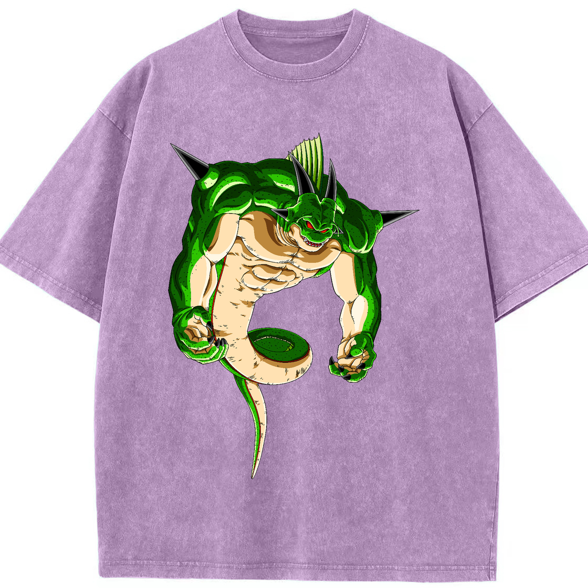 （画像用） ドラゴンボール 神龍 シェンロン DRAGON BALL Shenron 綿100% ヴィンテージ風 半袖Tシャツ（フロントプリント）