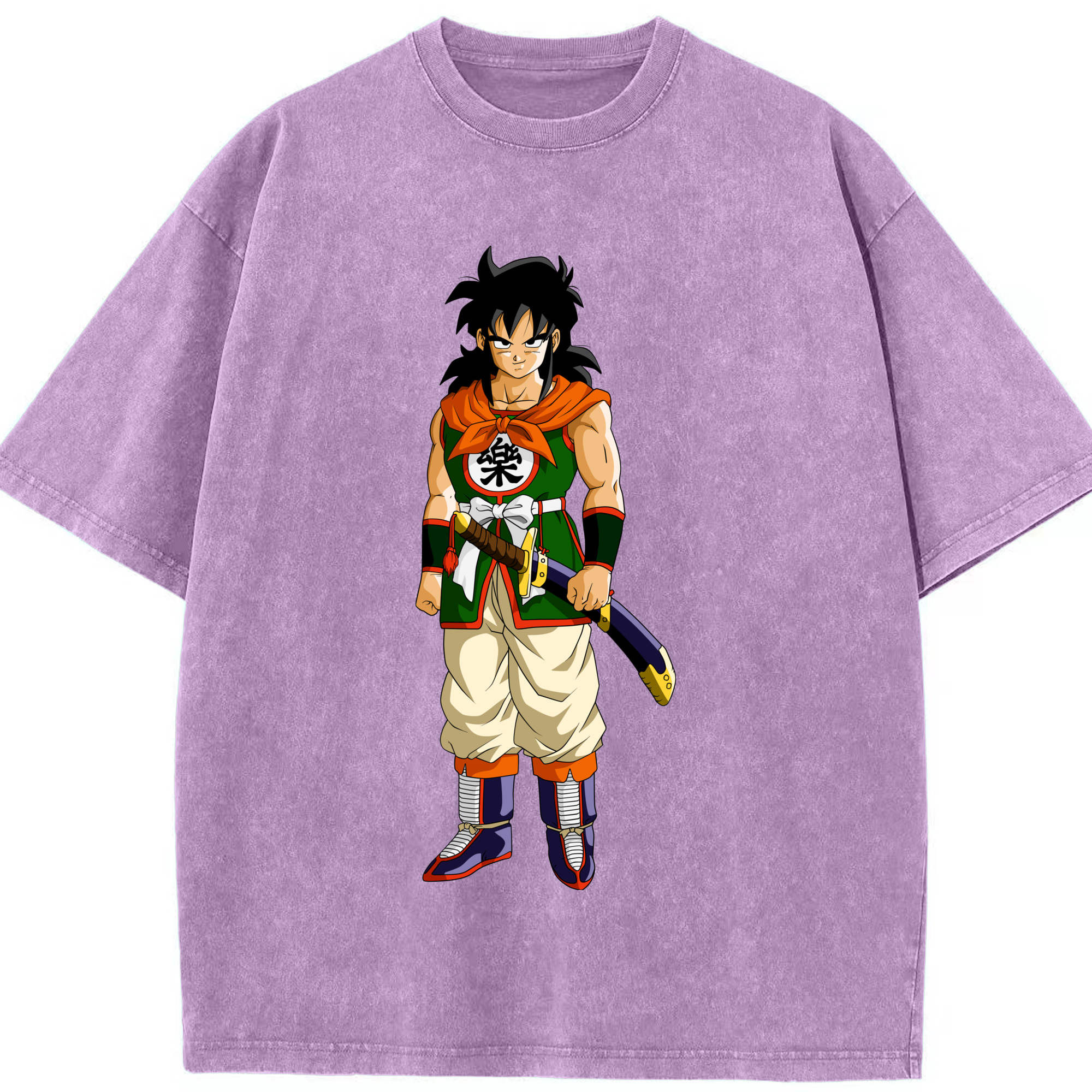 （画像用） ドラゴンボール ヤムチャ DRAGON BALL Yamcha 綿100% ヴィンテージ風 半袖Tシャツ（フロントプリント）