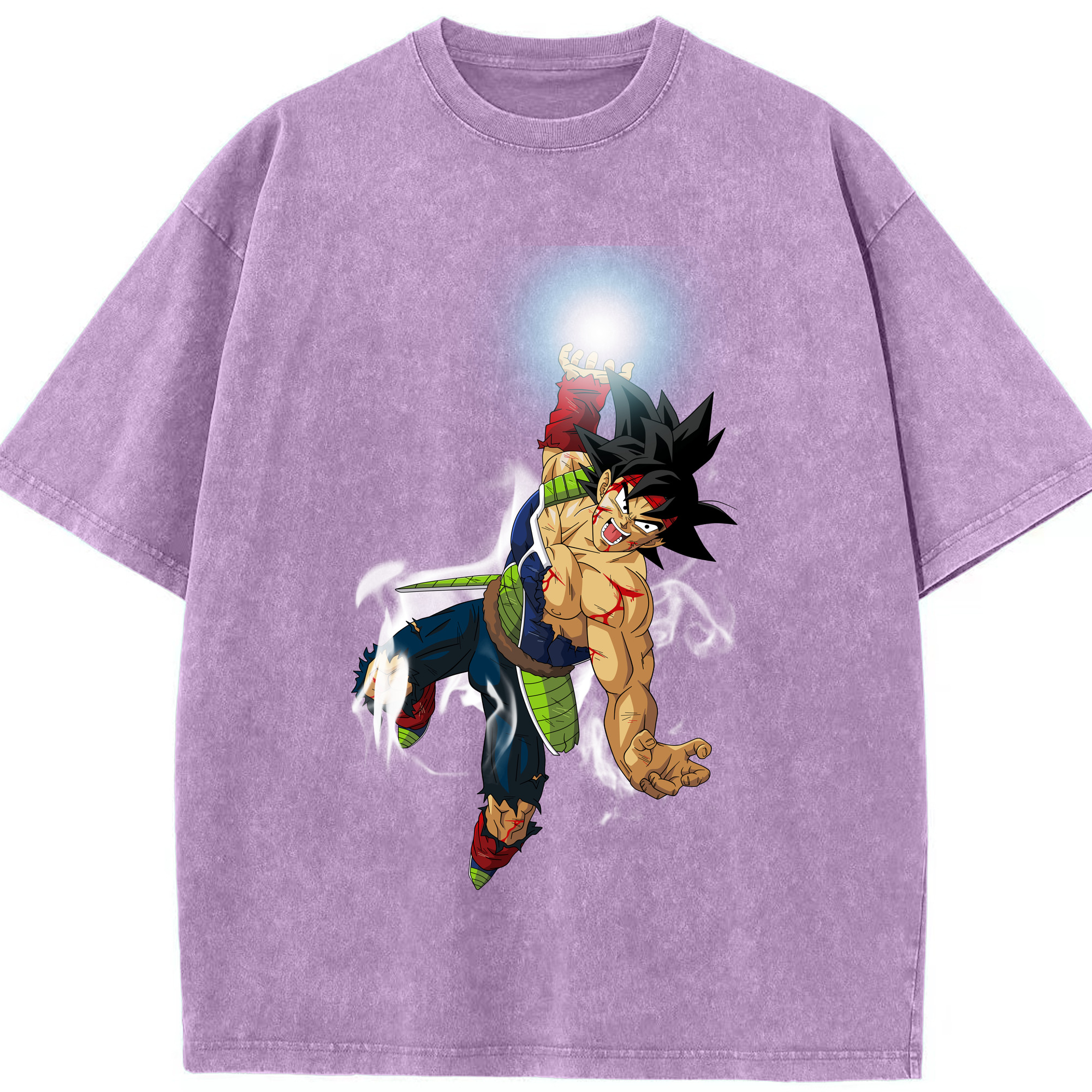 （画像用） ドラゴンボール バーダック DRAGON BALL Burdock 綿100% ヴィンテージ風 半袖Tシャツ（フロントプリント）