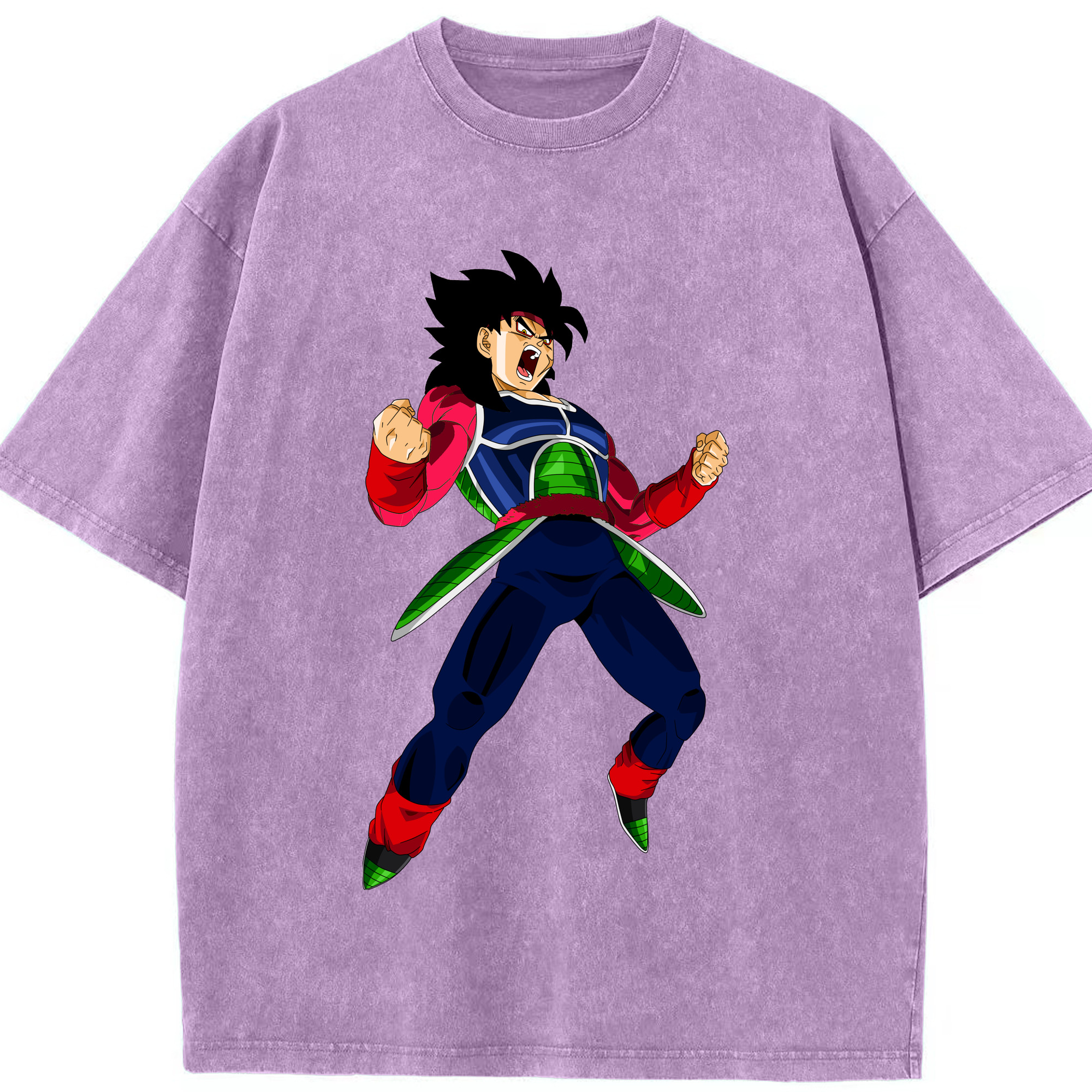 （画像用） ドラゴンボール バーダック DRAGON BALL Burdock 綿100% ヴィンテージ風 半袖Tシャツ（フロントプリント）