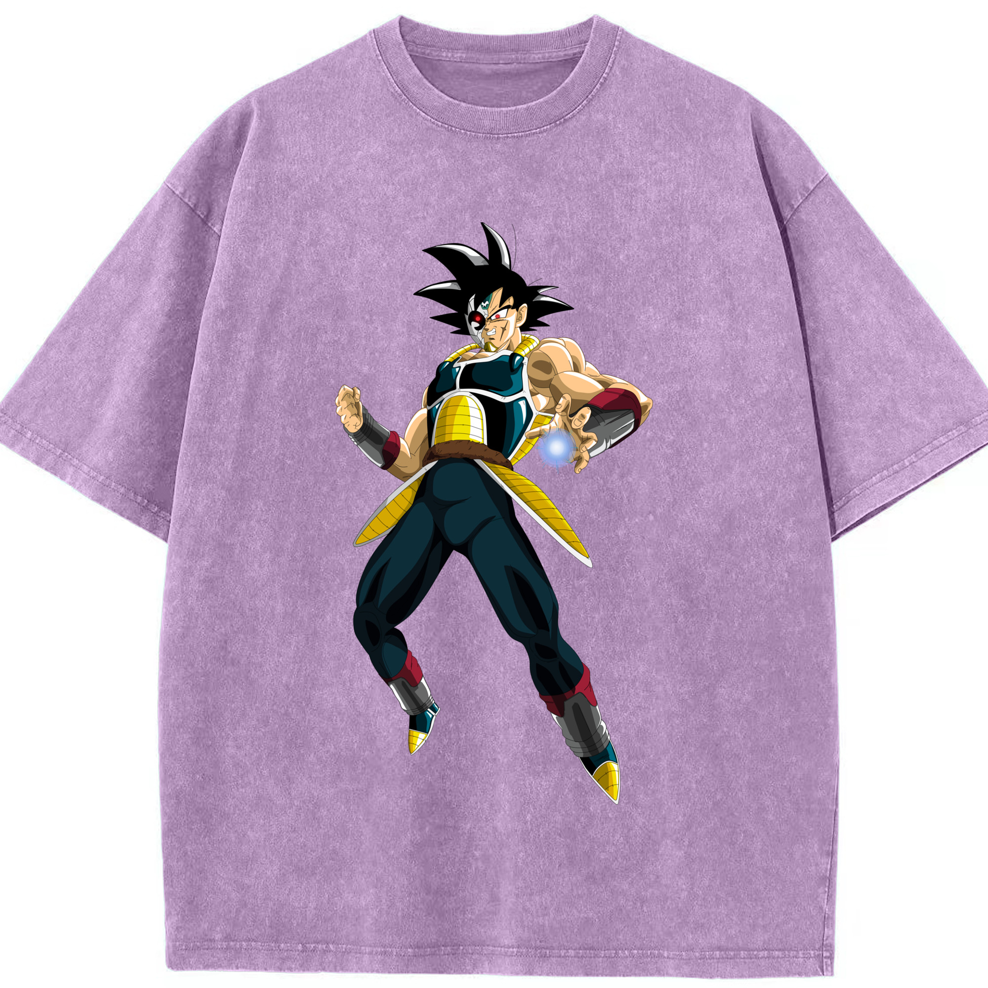 （画像用） ドラゴンボール バーダック DRAGON BALL Burdock 綿100% ヴィンテージ風 半袖Tシャツ（フロントプリント）