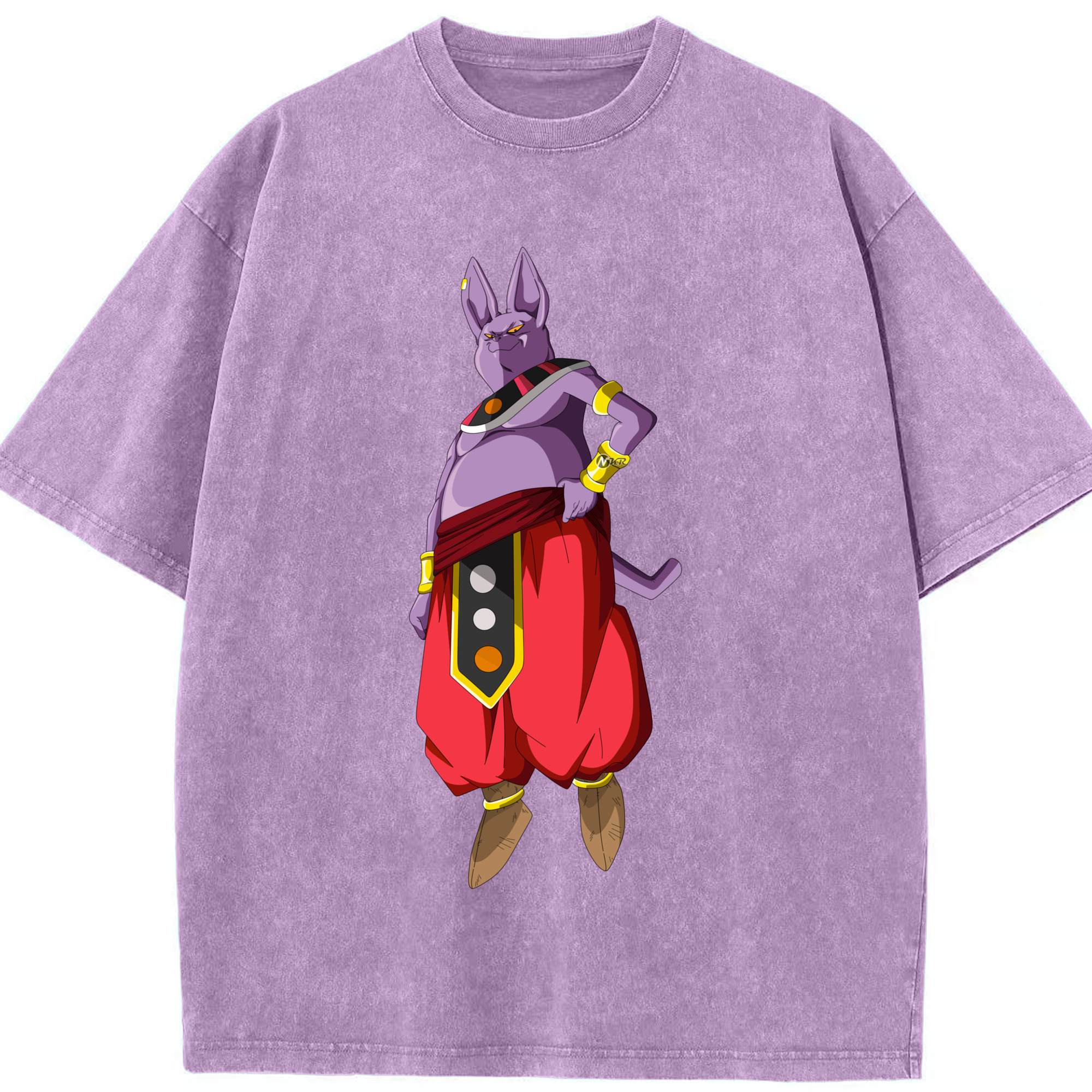 （画像用） ドラゴンボール シャンパ DRAGON BALL Champa 綿100% ヴィンテージ風 半袖Tシャツ（フロントプリント）