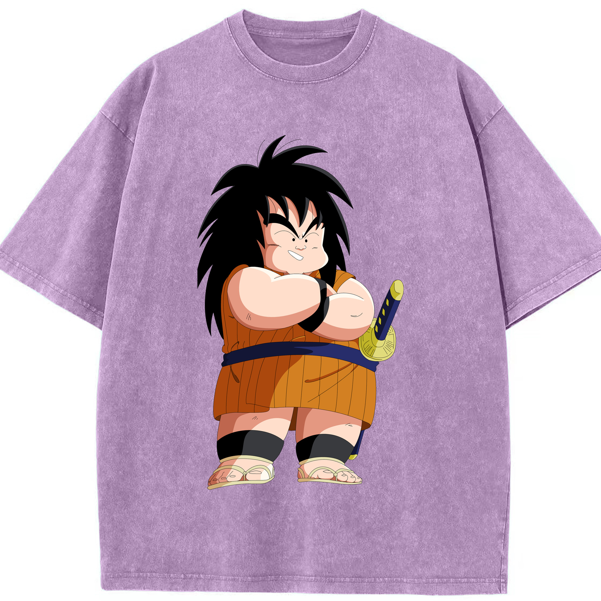 （画像用） ドラゴンボール やじろべえ DRAGON BALL Yajirobe 綿100% ヴィンテージ風 半袖Tシャツ（フロントプリント）