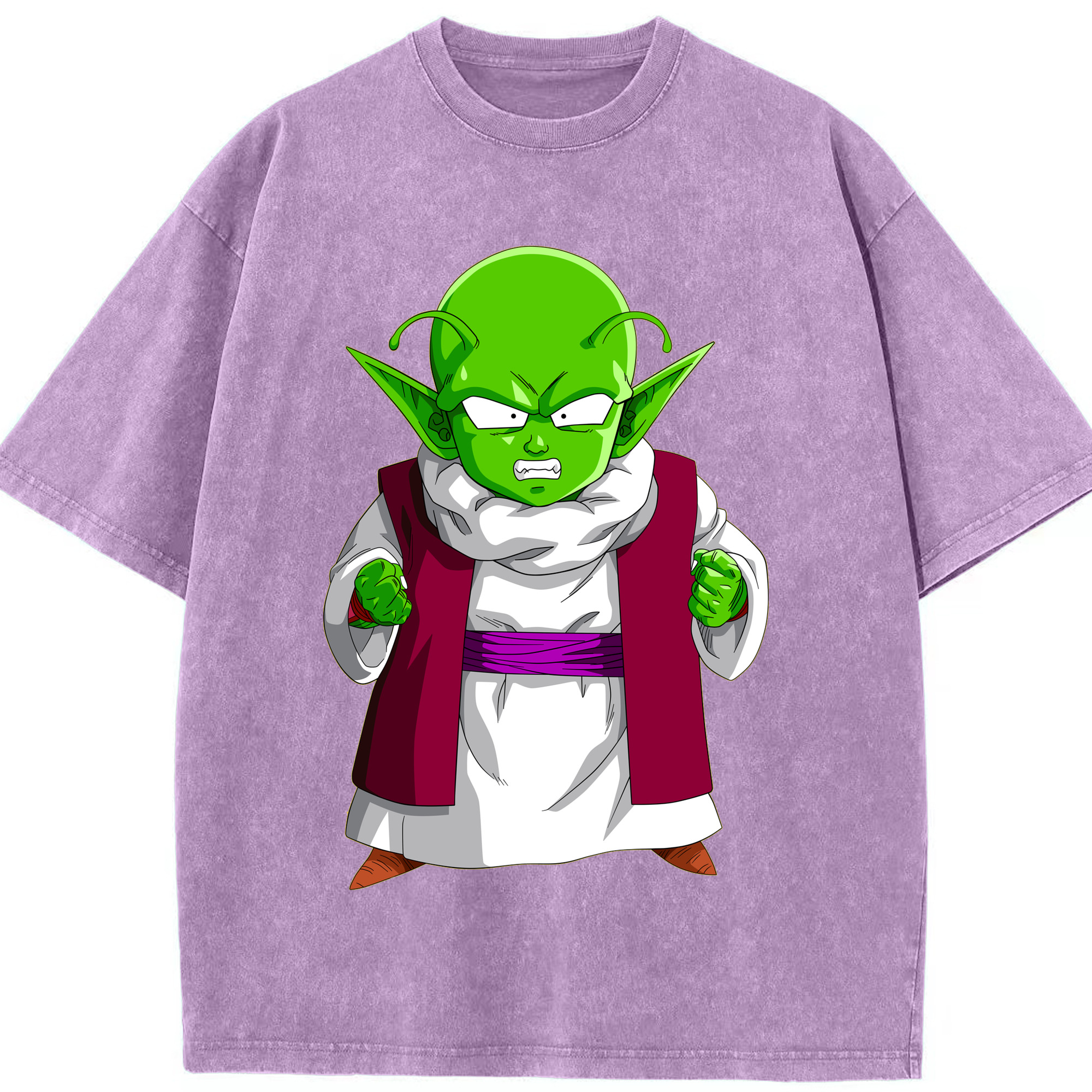 （画像用） ドラゴンボール ピッコロ DRAGON BALL Piccolo 綿100% ヴィンテージ風 半袖Tシャツ（フロントプリント）